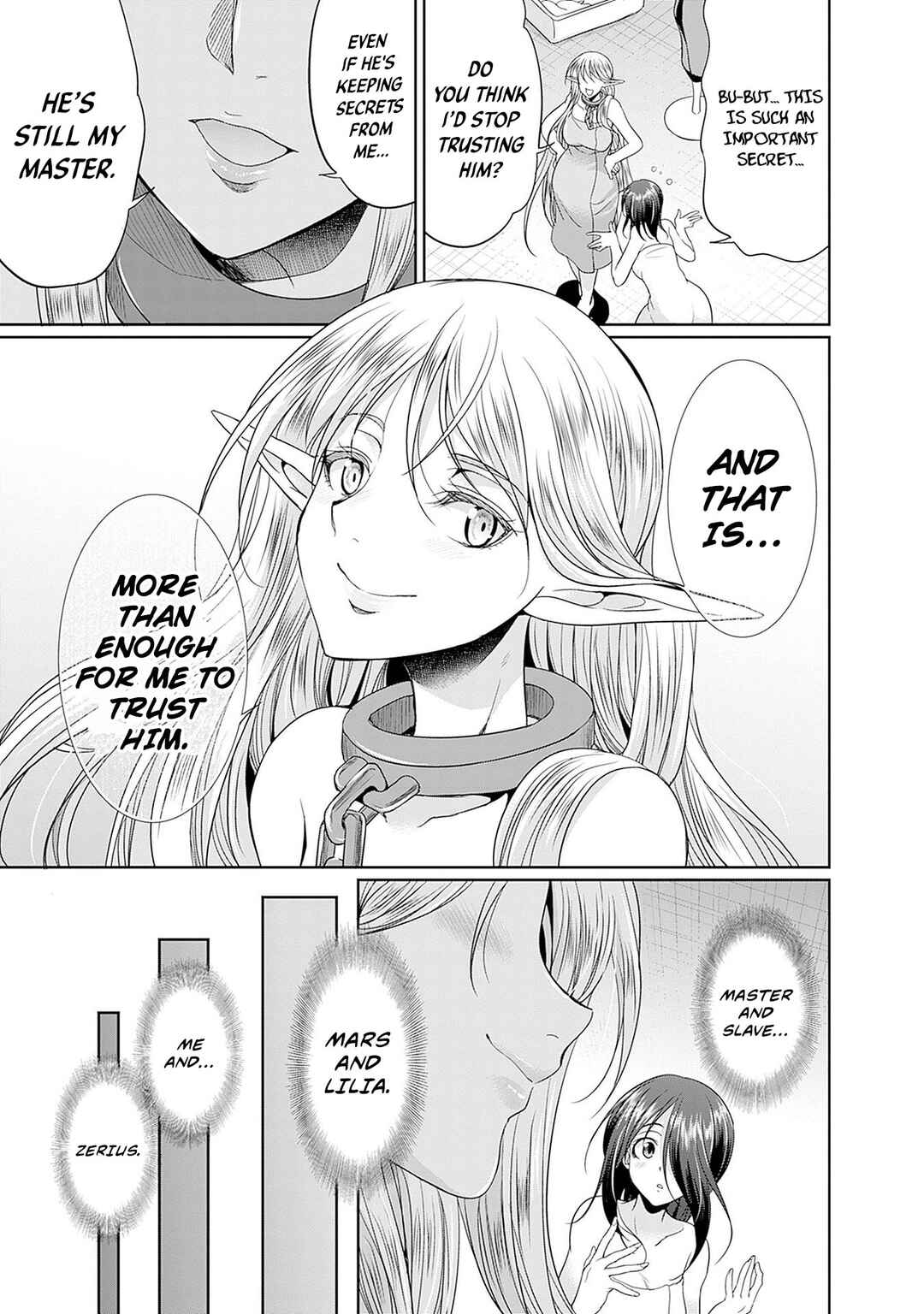 Page 14 Chapter 5 Elf Dorei to Kizuku Dungeon Harem - Isekai de Netotte Nakama o Fuyashimasu