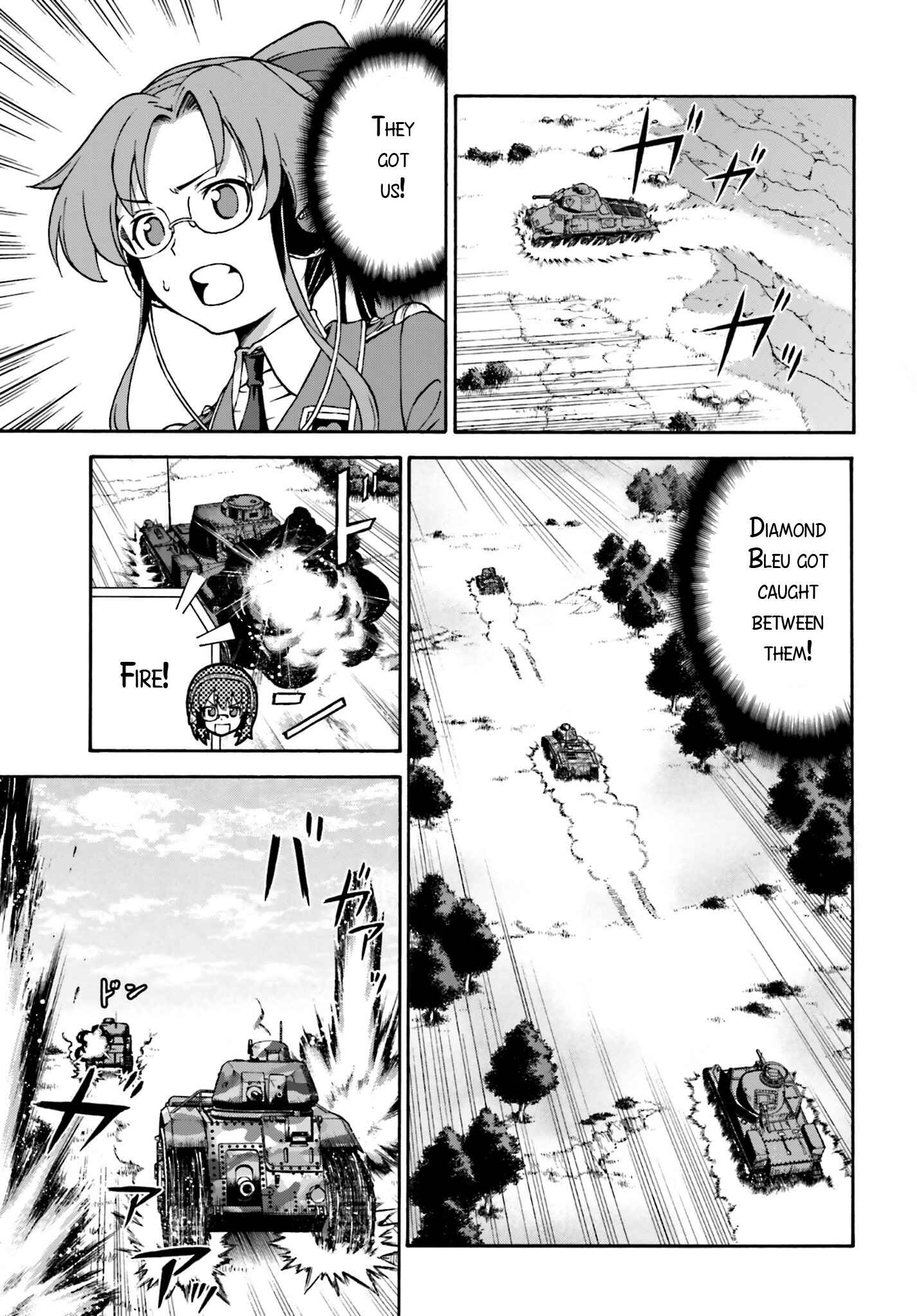 Page 15 Chapter 10 Girls Und Panzer: Fierce Battle! The Battle of Maginot!!