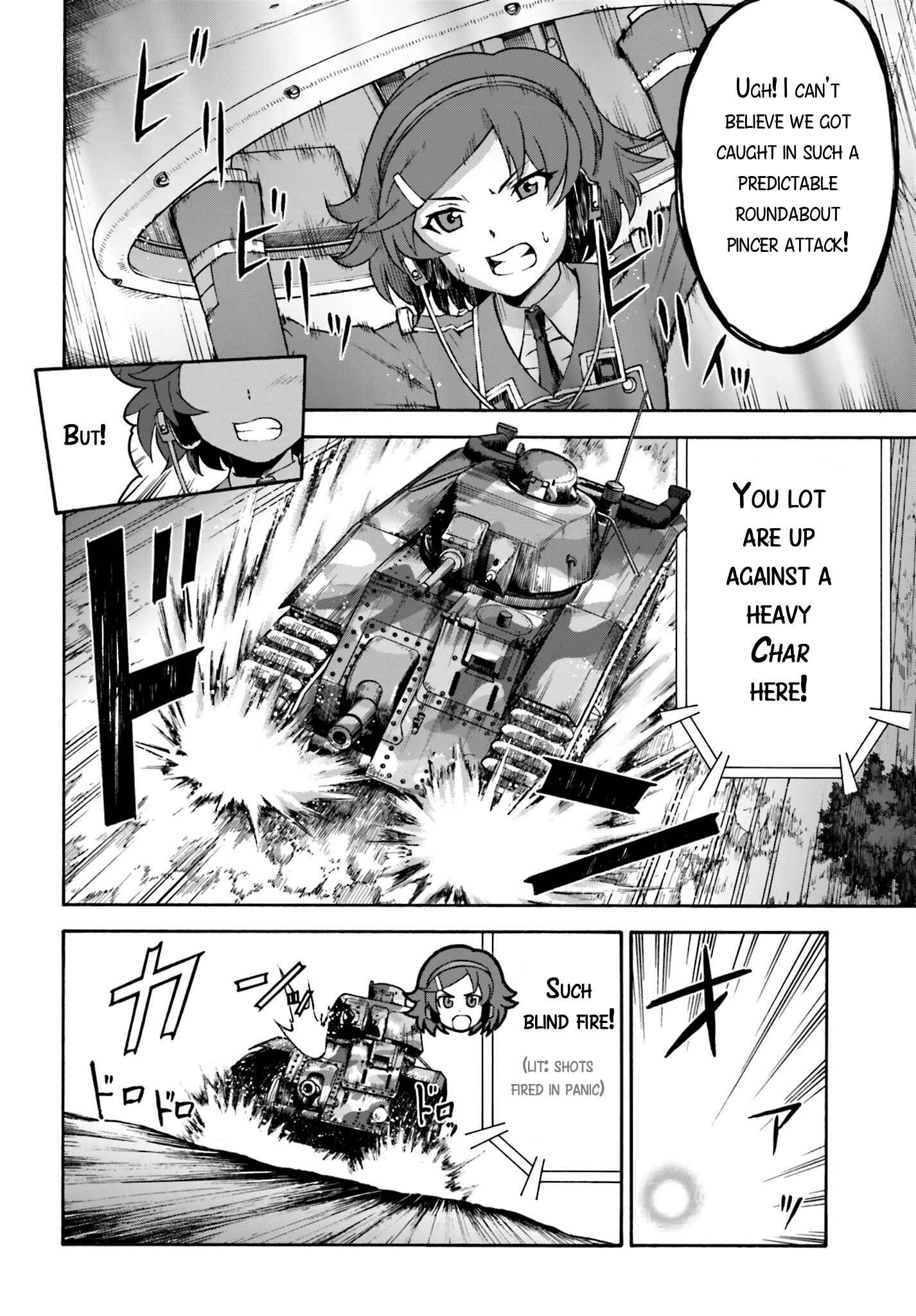 Page 16 Chapter 10 Girls Und Panzer: Fierce Battle! The Battle of Maginot!!