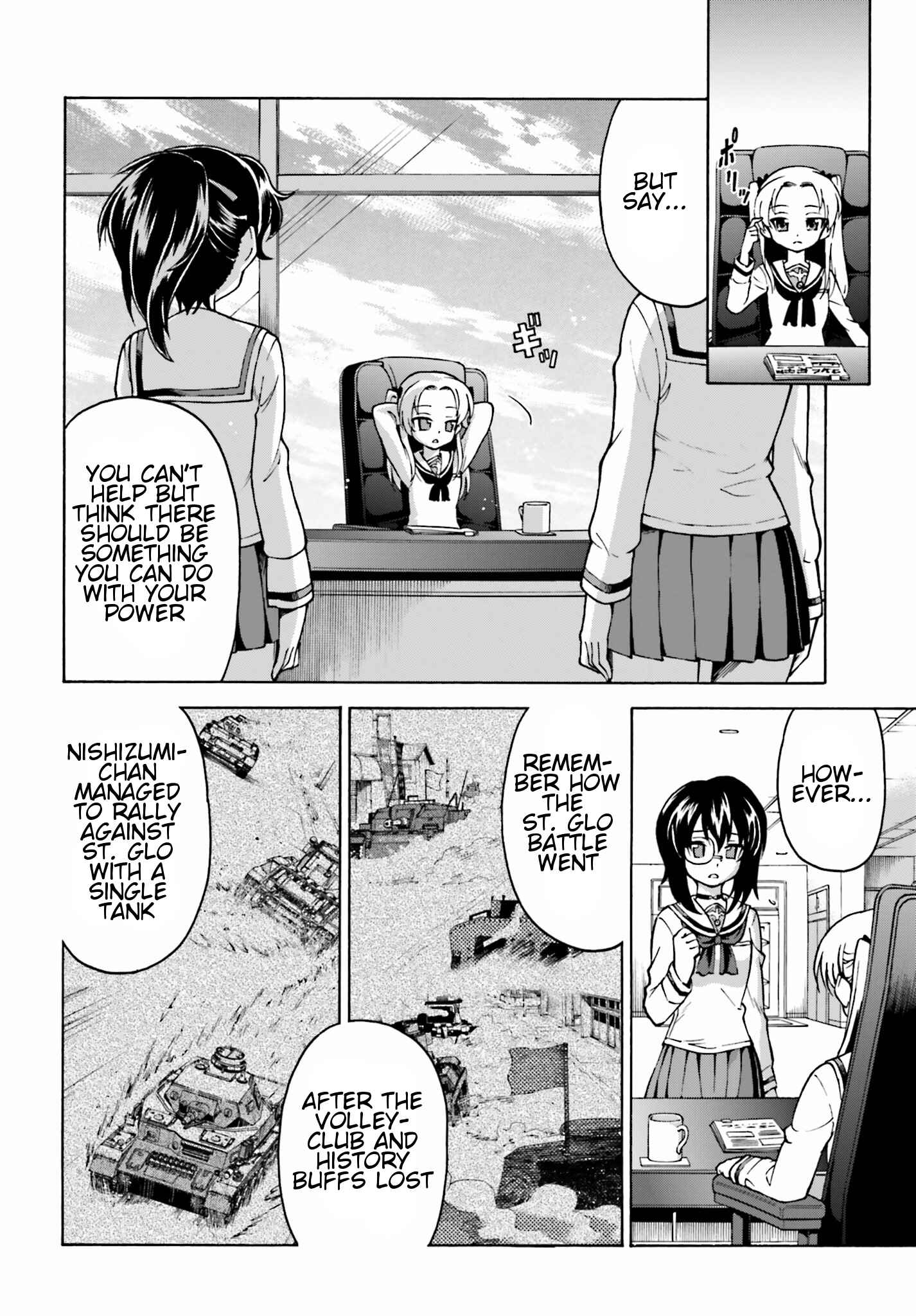 Page 6 Chapter 5 Girls Und Panzer: Fierce Battle! The Battle of Maginot!!