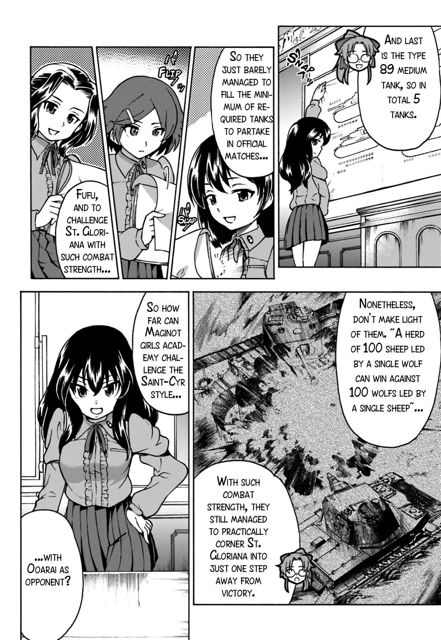 Page 20 Chapter 3 Girls Und Panzer: Fierce Battle! The Battle of Maginot!!