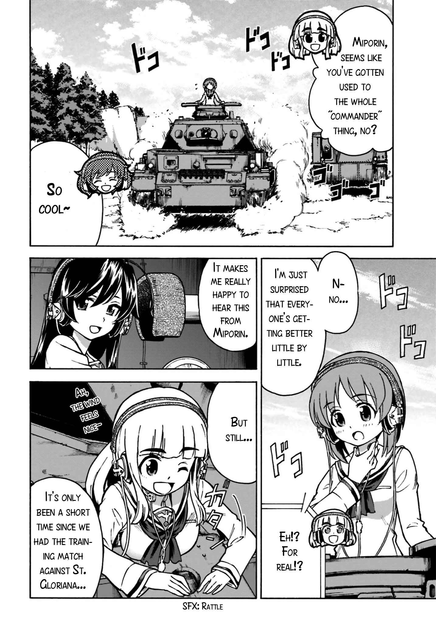 Page 4 Chapter 3 Girls Und Panzer: Fierce Battle! The Battle of Maginot!!