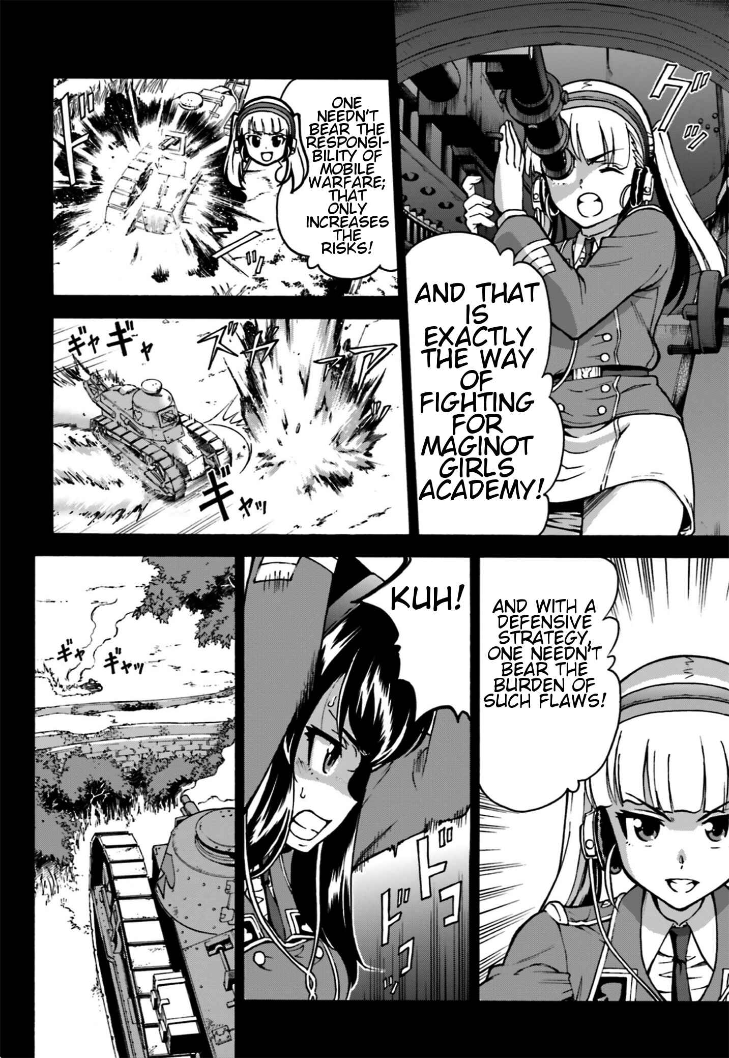 Page 16 Chapter 4 Girls Und Panzer: Fierce Battle! The Battle of Maginot!!