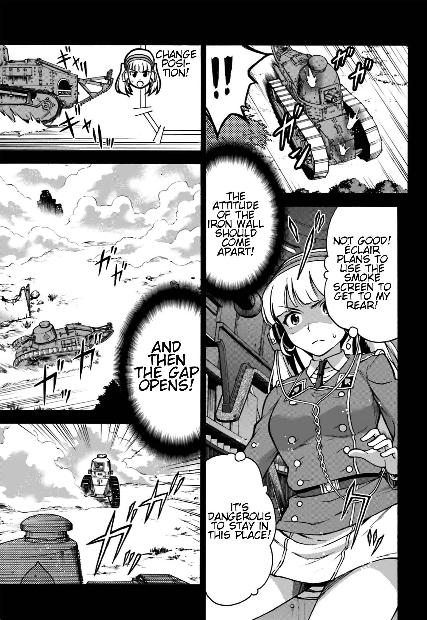 Page 21 Chapter 4 Girls Und Panzer: Fierce Battle! The Battle of Maginot!!
