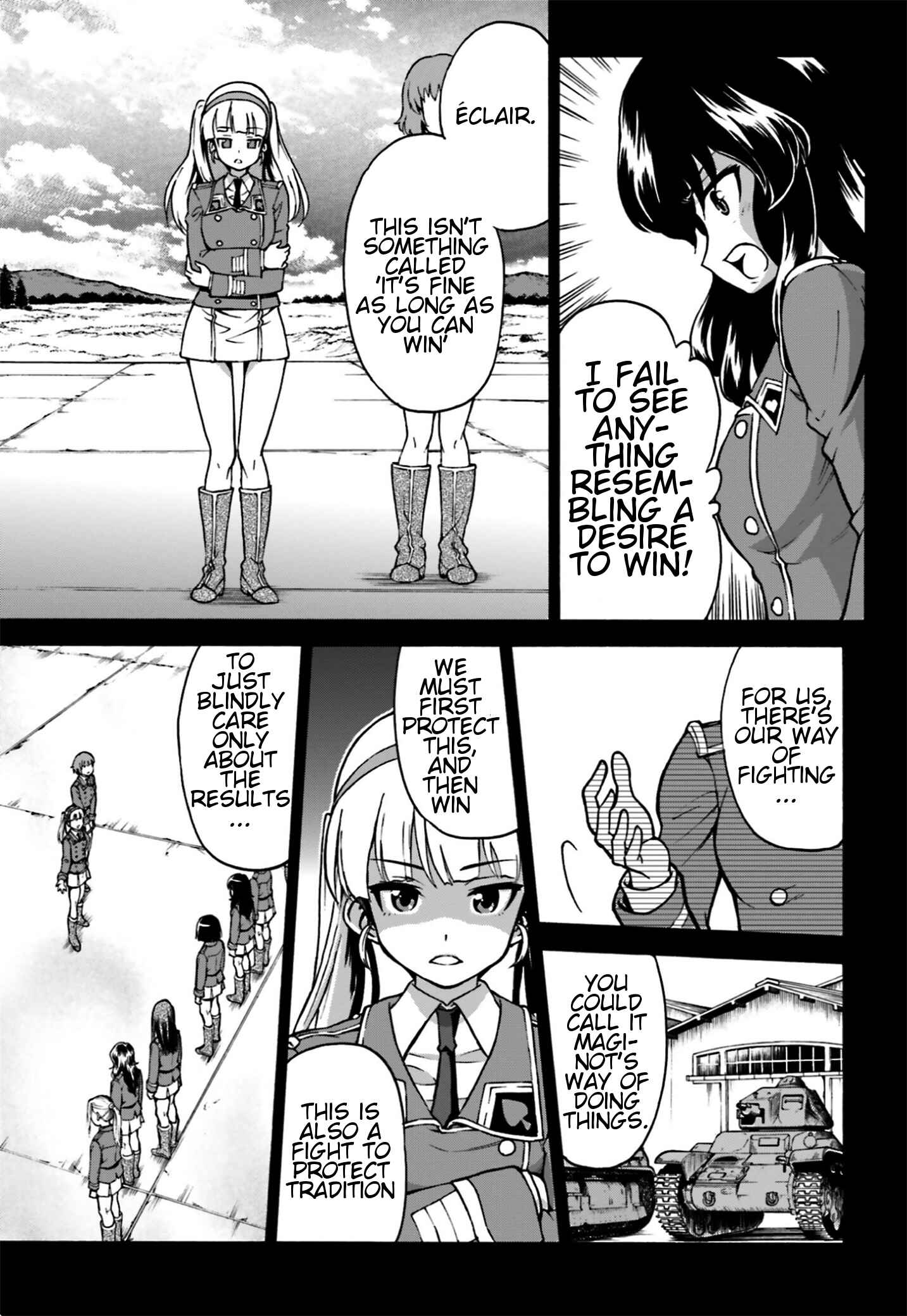 Page 5 Chapter 4 Girls Und Panzer: Fierce Battle! The Battle of Maginot!!