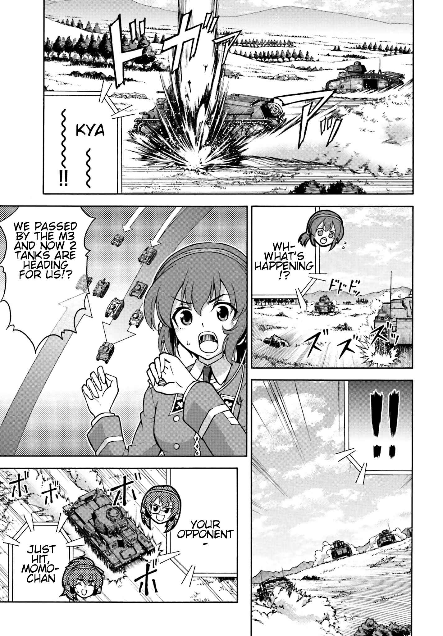 Page 11 Chapter 7.2 Girls Und Panzer: Fierce Battle! The Battle of Maginot!!