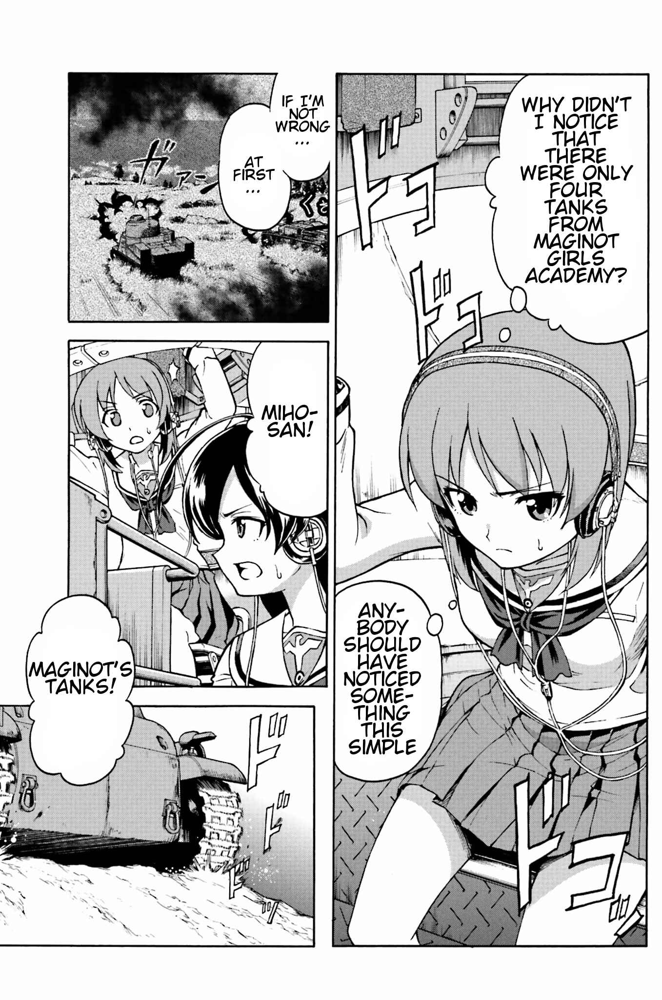 Page 7 Chapter 7 Girls Und Panzer: Fierce Battle! The Battle of Maginot!!