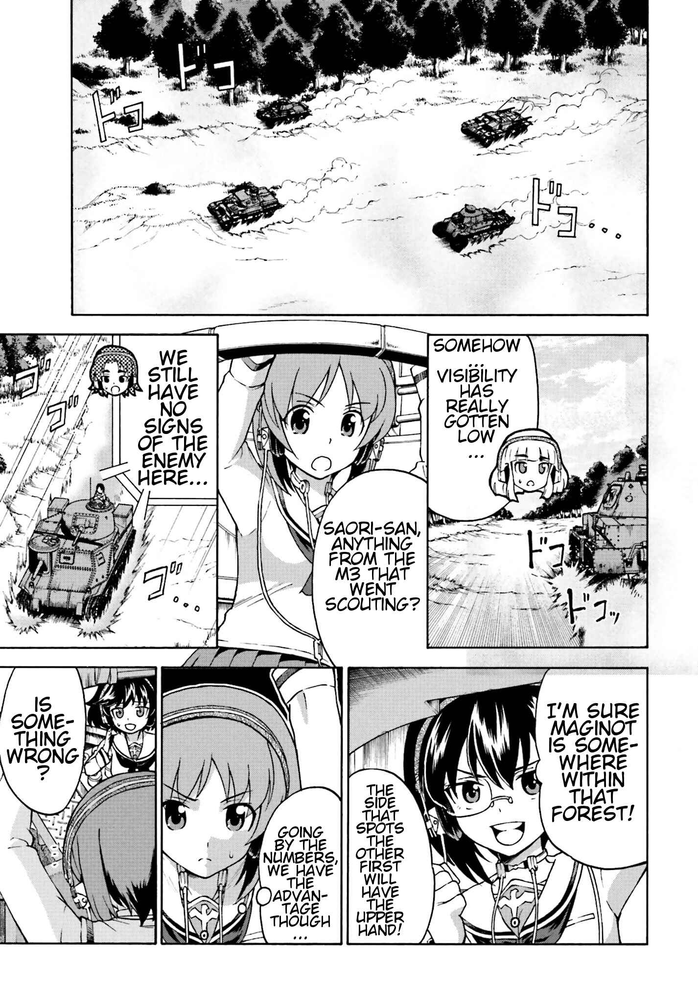 Page 27 Chapter 8 Girls Und Panzer: Fierce Battle! The Battle of Maginot!!