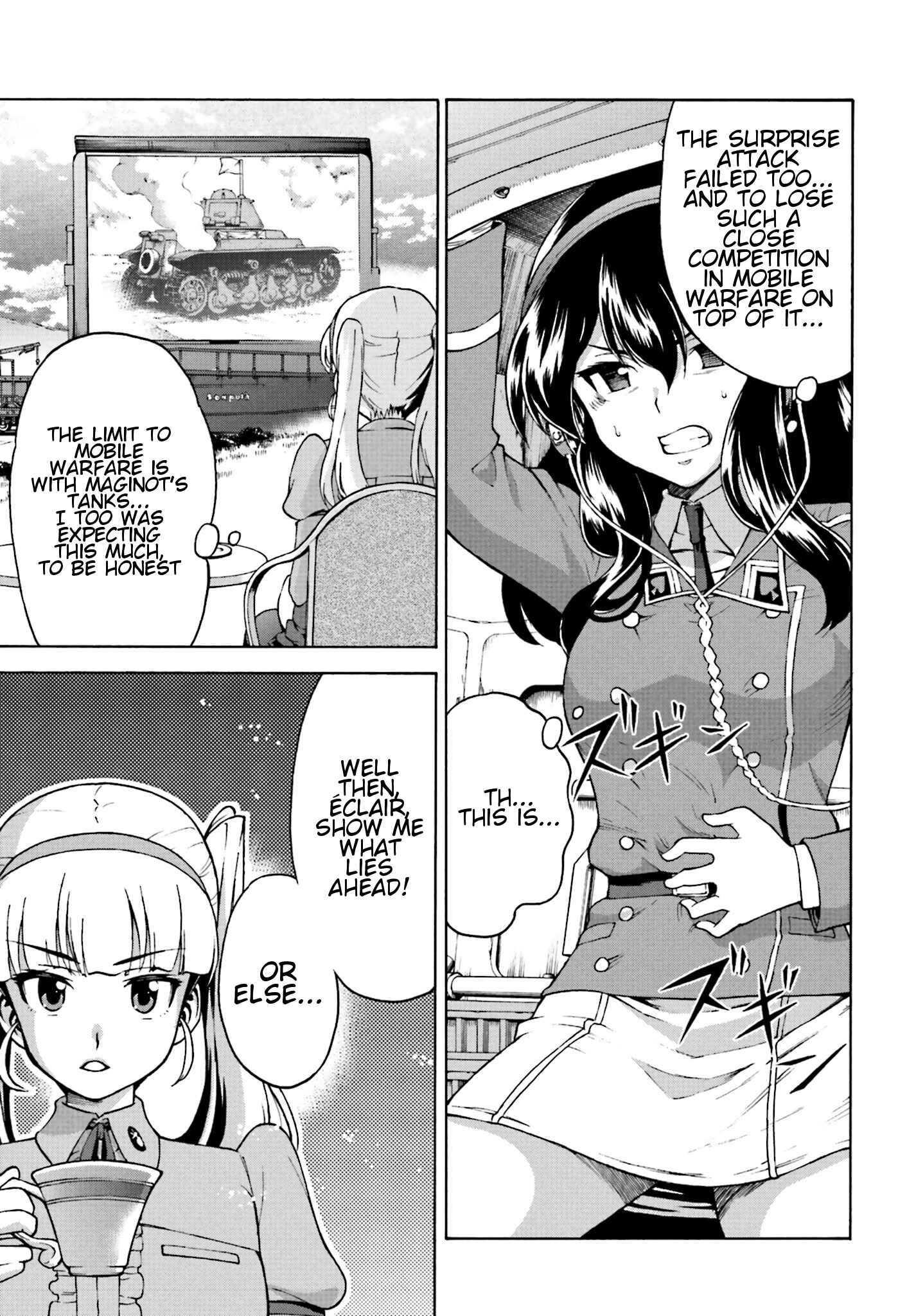 Page 9 Chapter 8 Girls Und Panzer: Fierce Battle! The Battle of Maginot!!