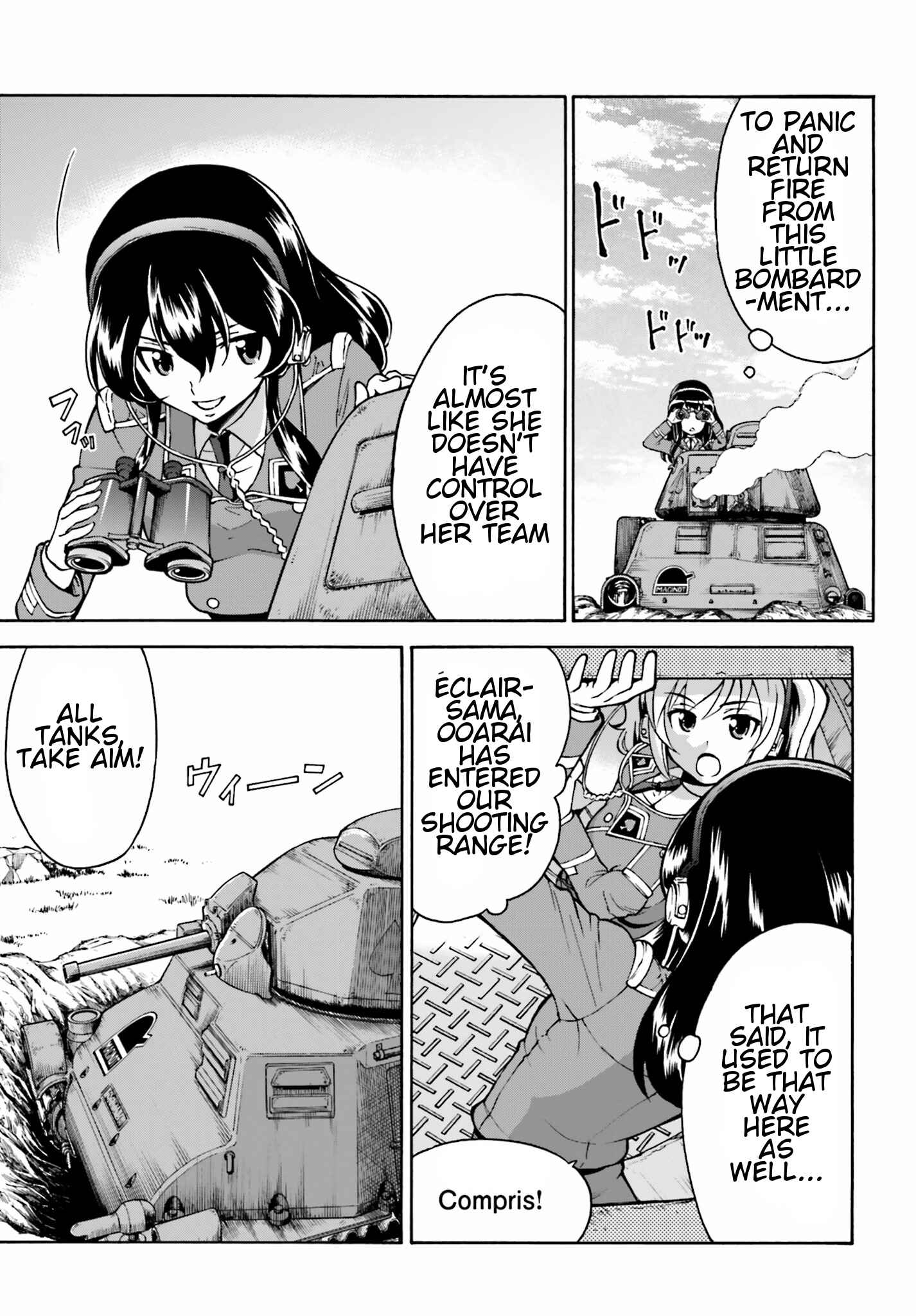 Page 13 Chapter 6 Girls Und Panzer: Fierce Battle! The Battle of Maginot!!