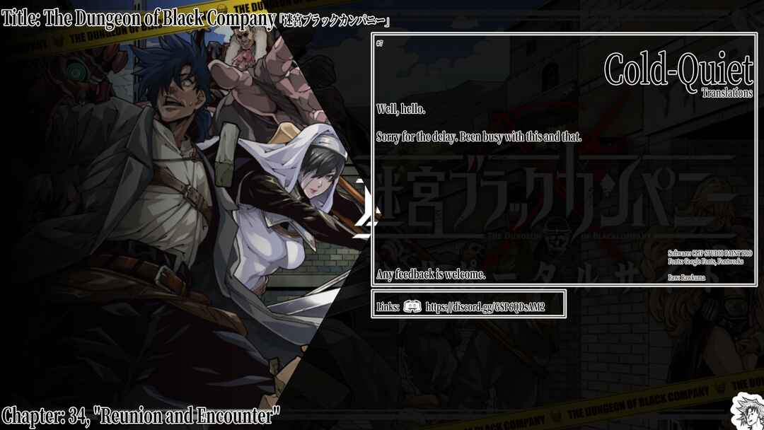 Page 1 Chapter 34 Meikyuu Black Company