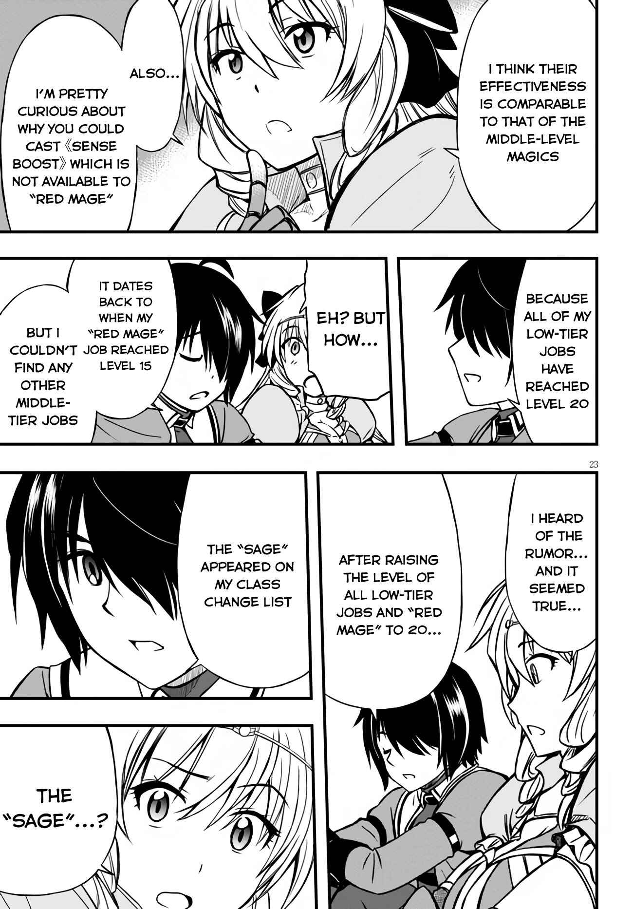 Page 24 Chapter 5 Hazure Aka Madoushi wa Kenja Time ni Musou Suru