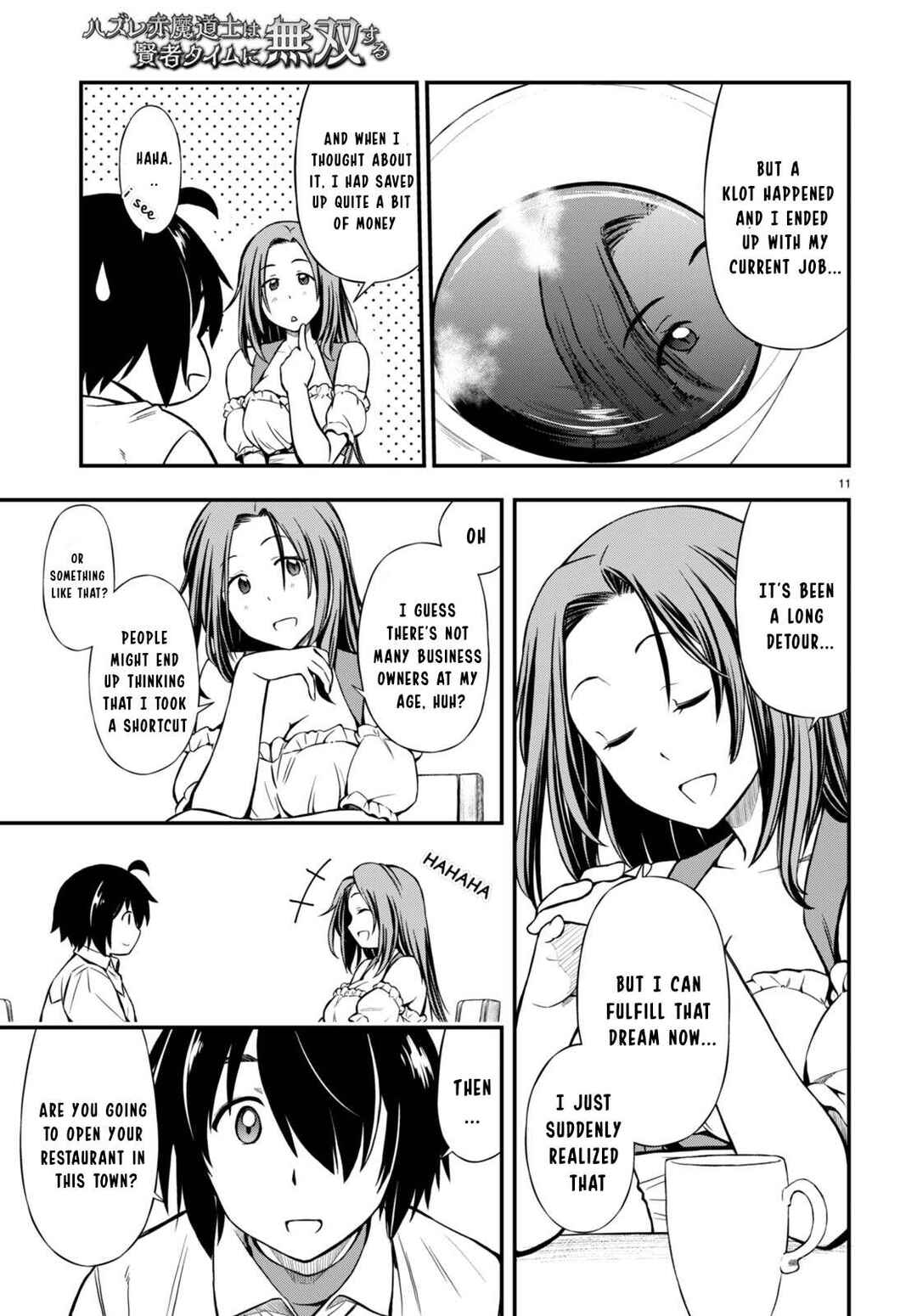 Page 12 Chapter 23 Hazure Aka Madoushi wa Kenja Time ni Musou Suru