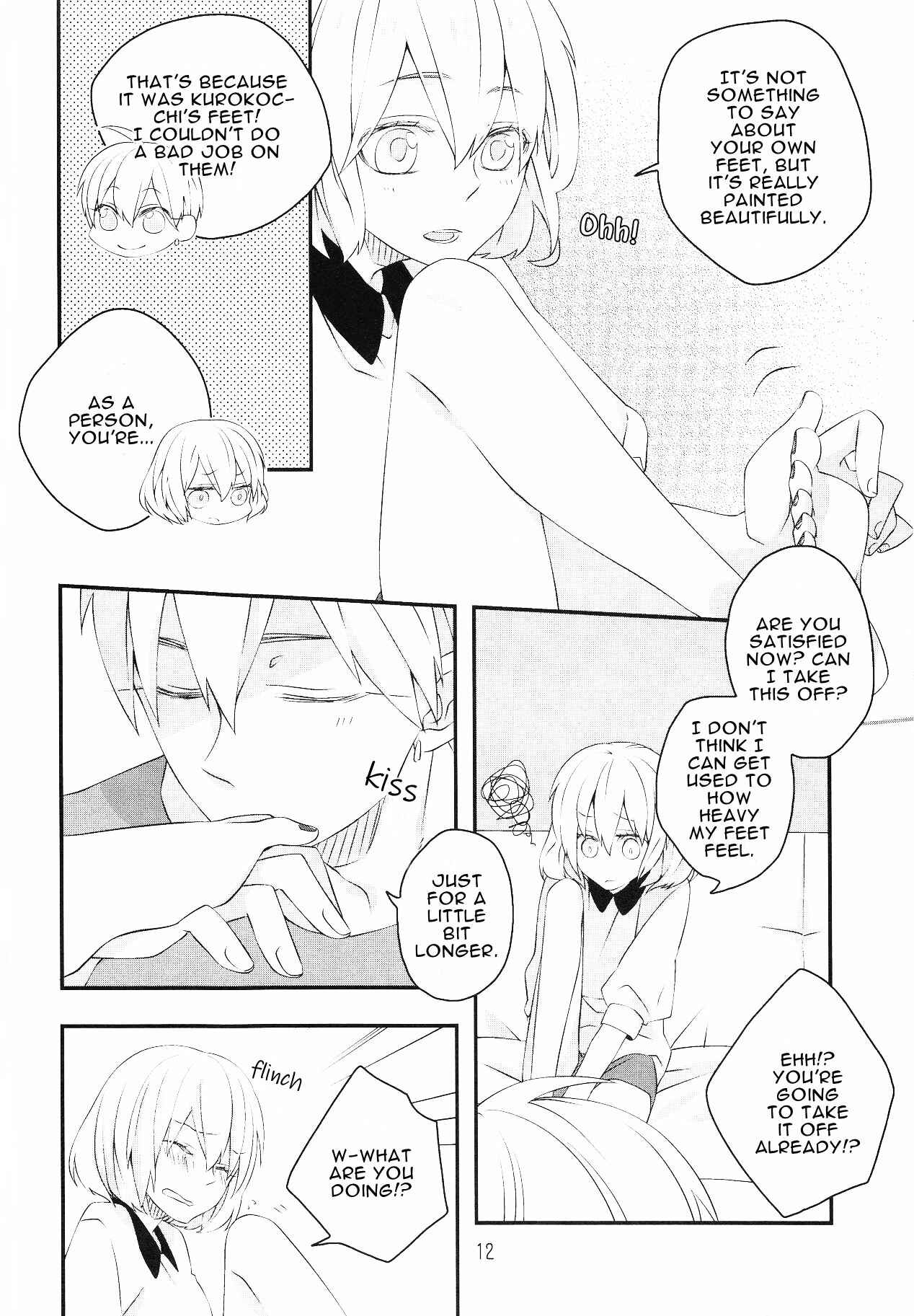 Page 12 Chapter Unknown_0304 Kuroko no Basket - Pedicure Time (Doujinshi)