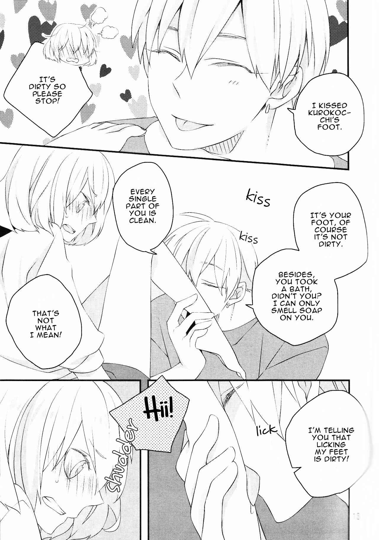 Page 13 Chapter Unknown_0304 Kuroko no Basket - Pedicure Time (Doujinshi)