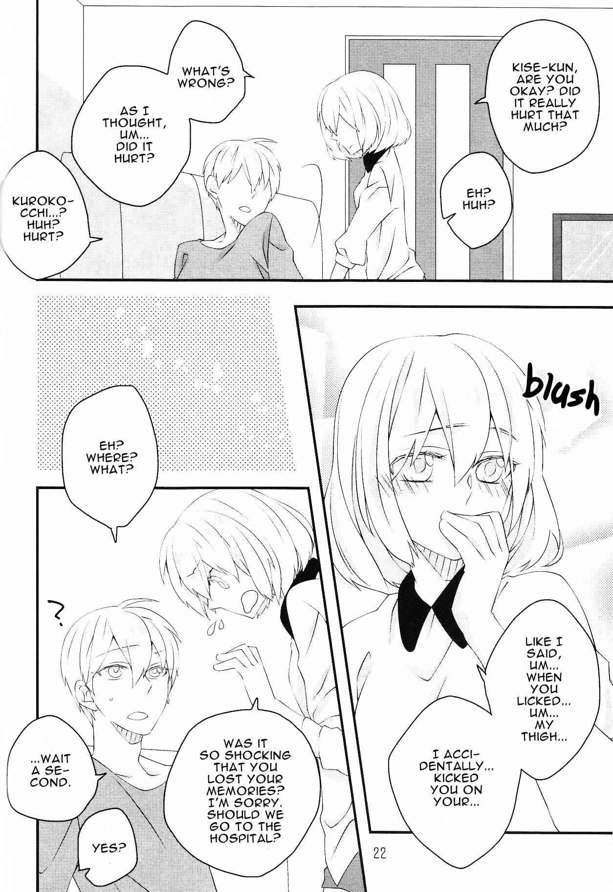 Page 22 Chapter Unknown_0304 Kuroko no Basket - Pedicure Time (Doujinshi)