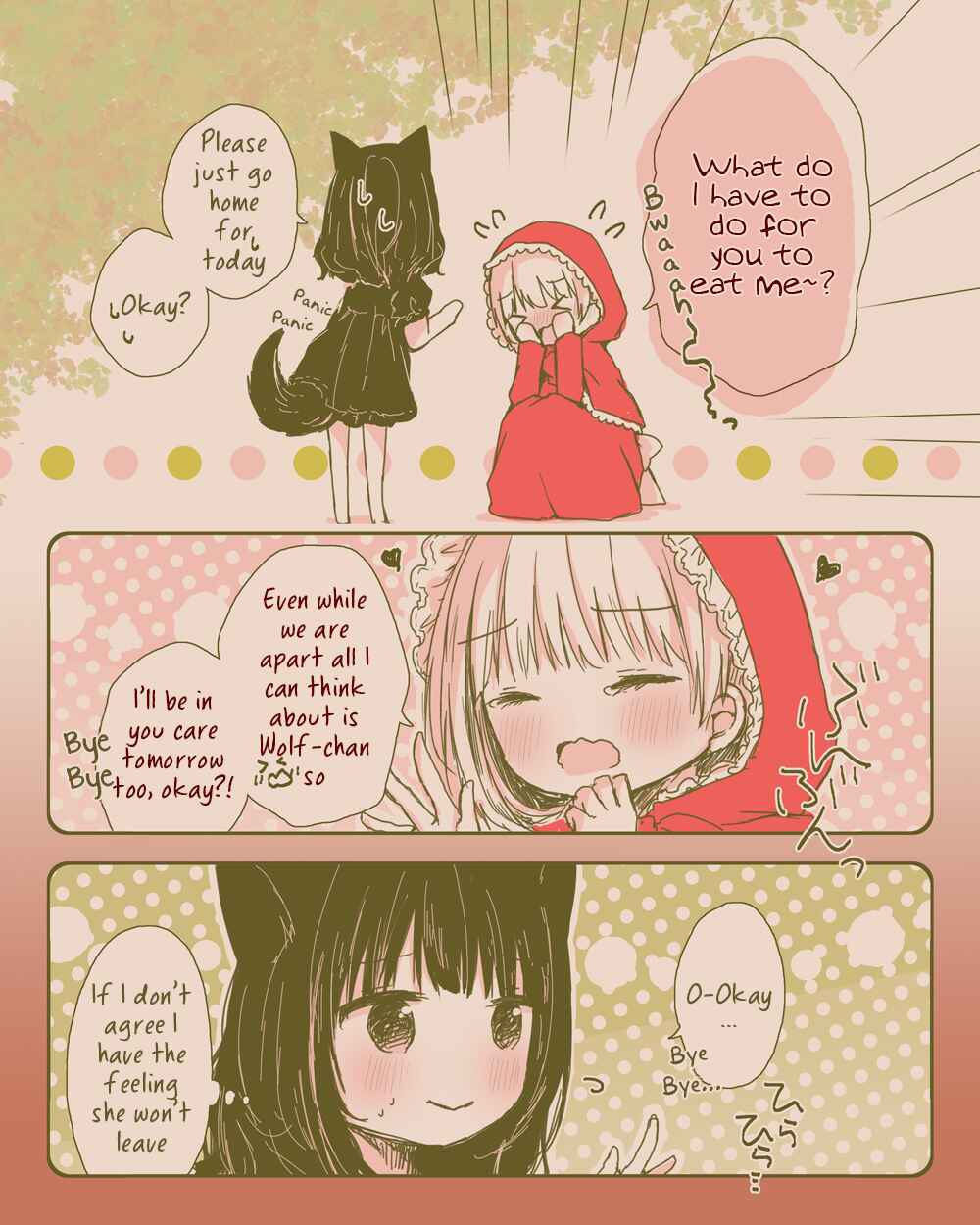 Page 3 Chapter 1 Daring Little Red Riding Hood and Herbivorous Wolf-chan