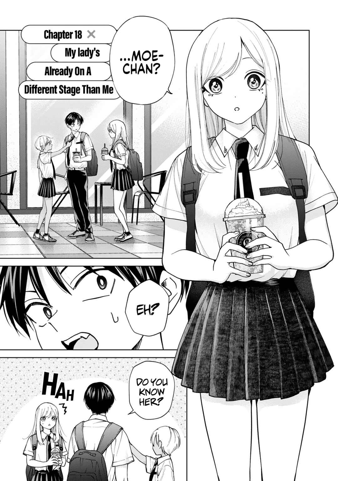 Page 1 Chapter 18 Kusunoki-san wa Koukou Debut ni Shippai Shite Iru