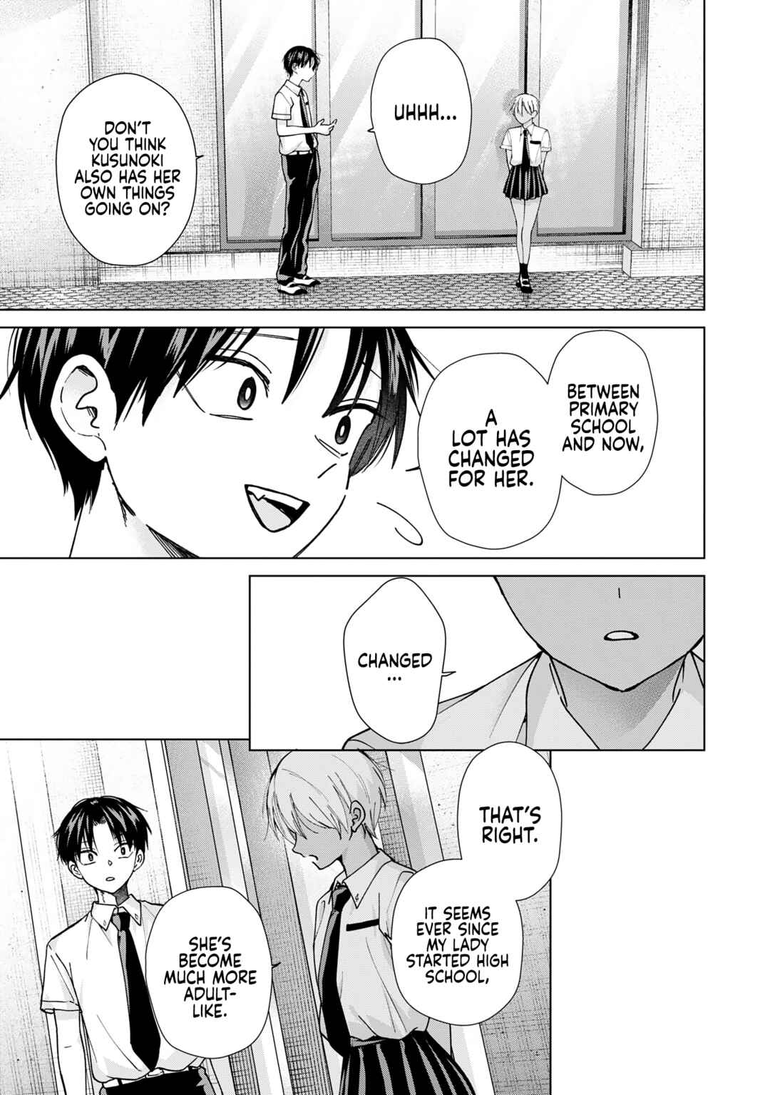 Page 19 Chapter 18 Kusunoki-san wa Koukou Debut ni Shippai Shite Iru