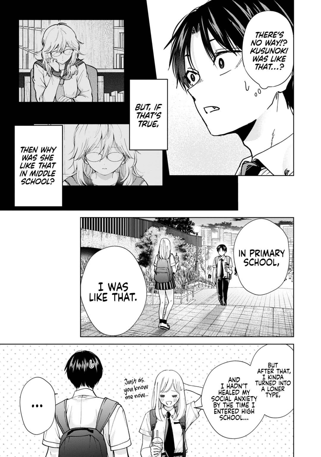 Page 9 Chapter 18 Kusunoki-san wa Koukou Debut ni Shippai Shite Iru
