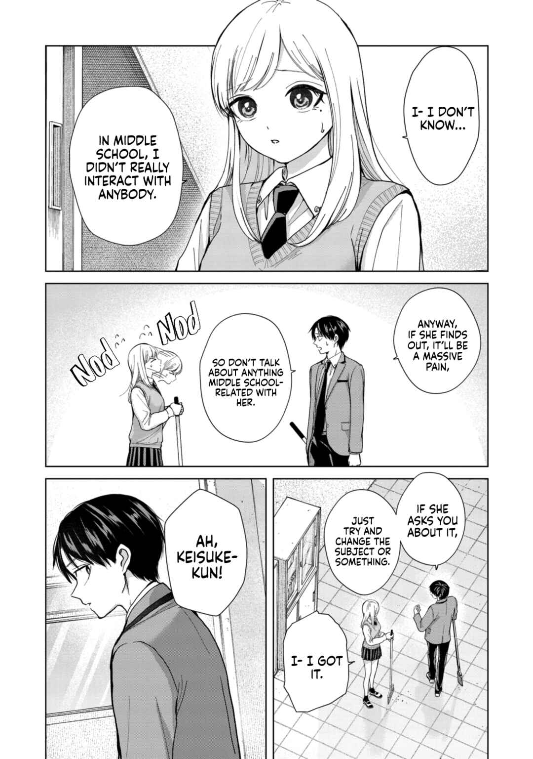 Page 10 Chapter 9 Kusunoki-san wa Koukou Debut ni Shippai Shite Iru