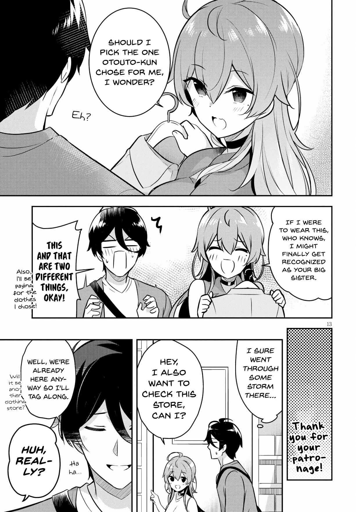 Page 14 Chapter 3 Kyuni Anega Dekimashite!