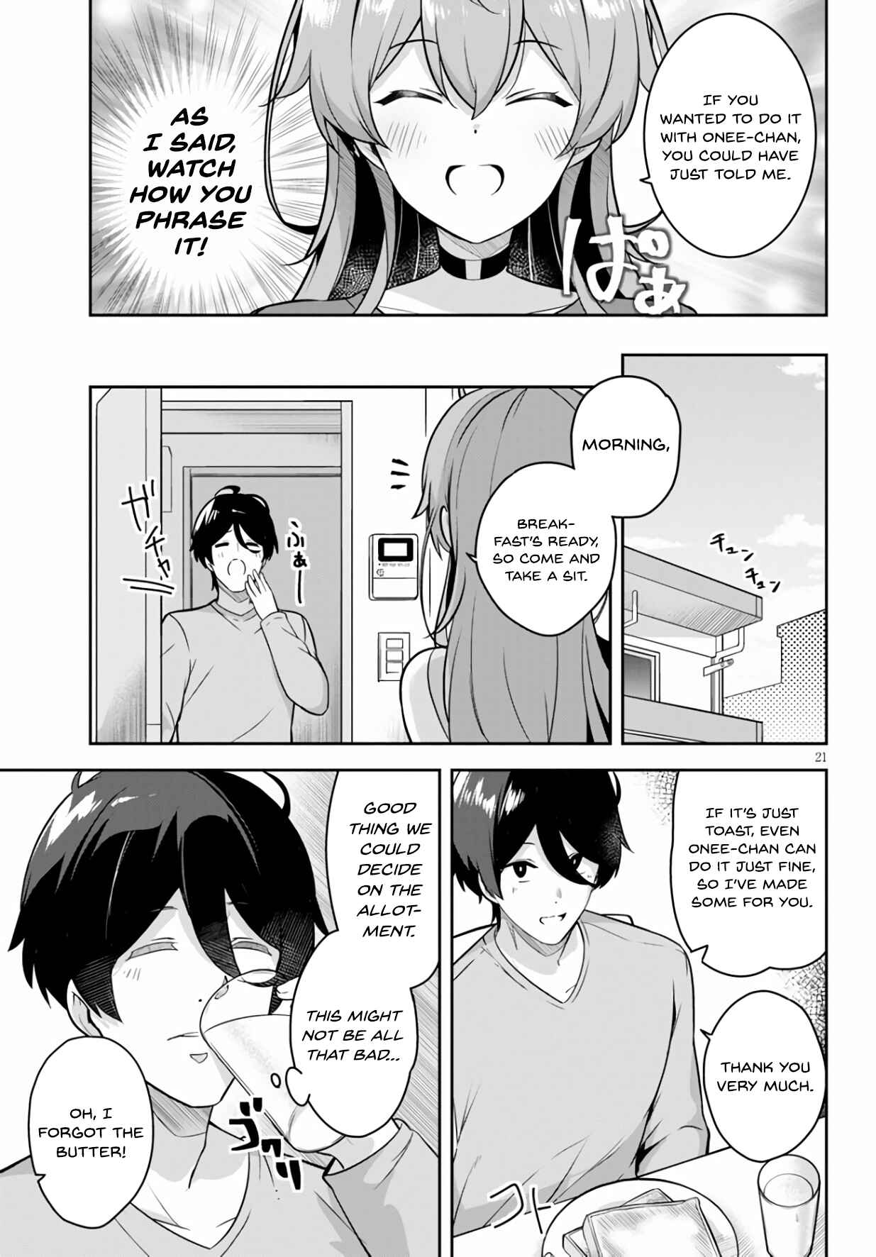 Page 22 Chapter 2 Kyuni Anega Dekimashite!