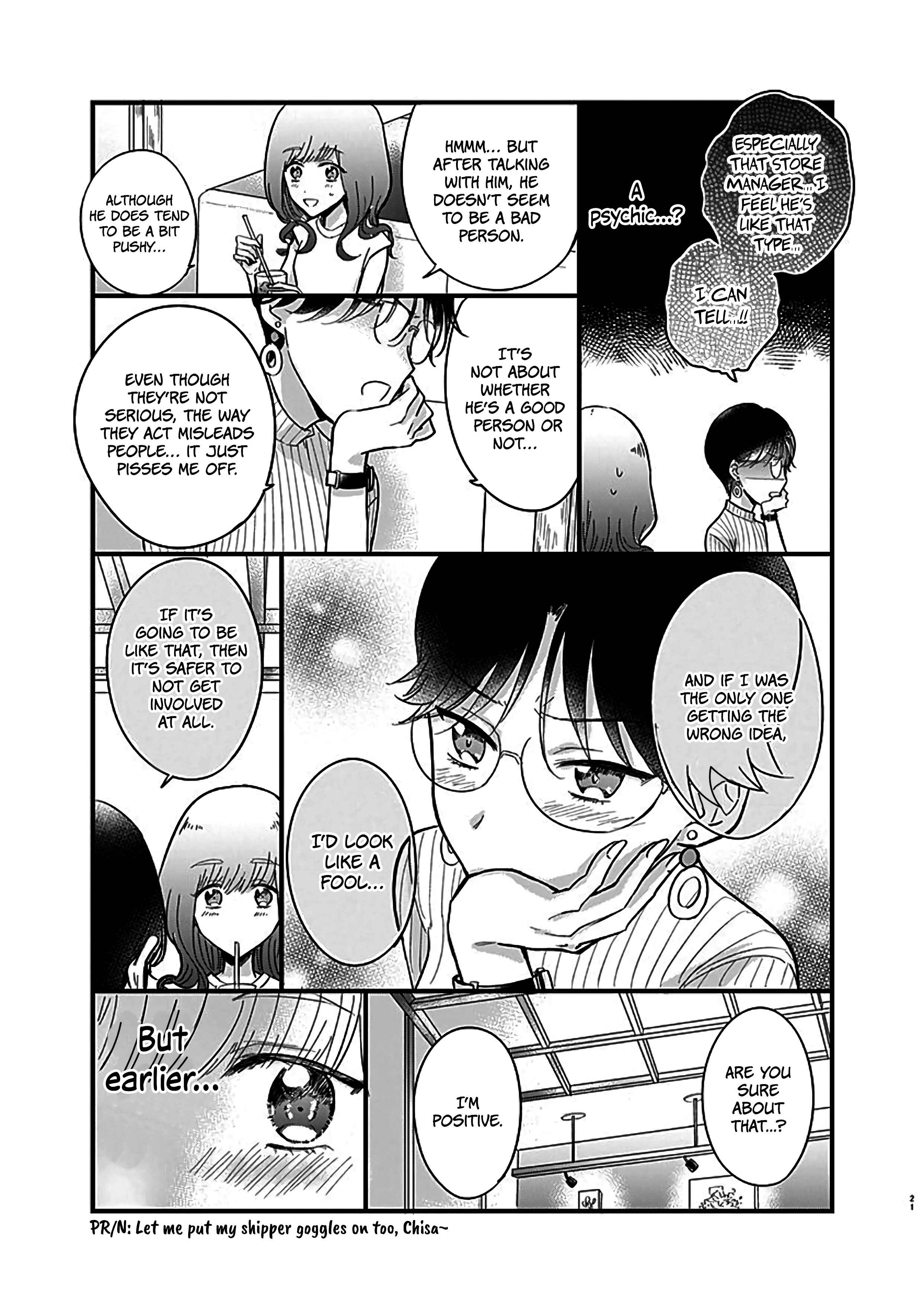 Page 21 Chapter 4 Kanojo no Oshi ga Kirai