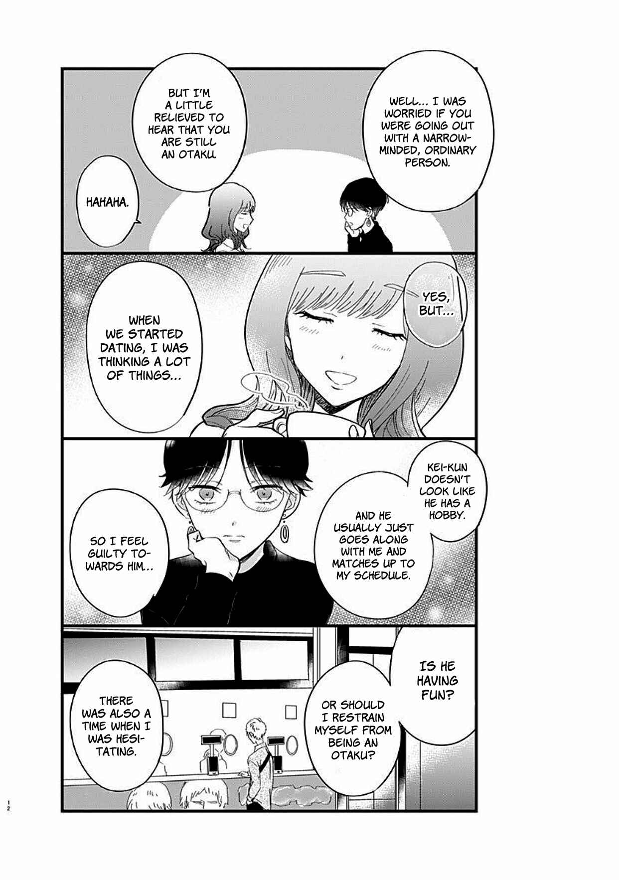 Page 12 Chapter 2 Kanojo no Oshi ga Kirai