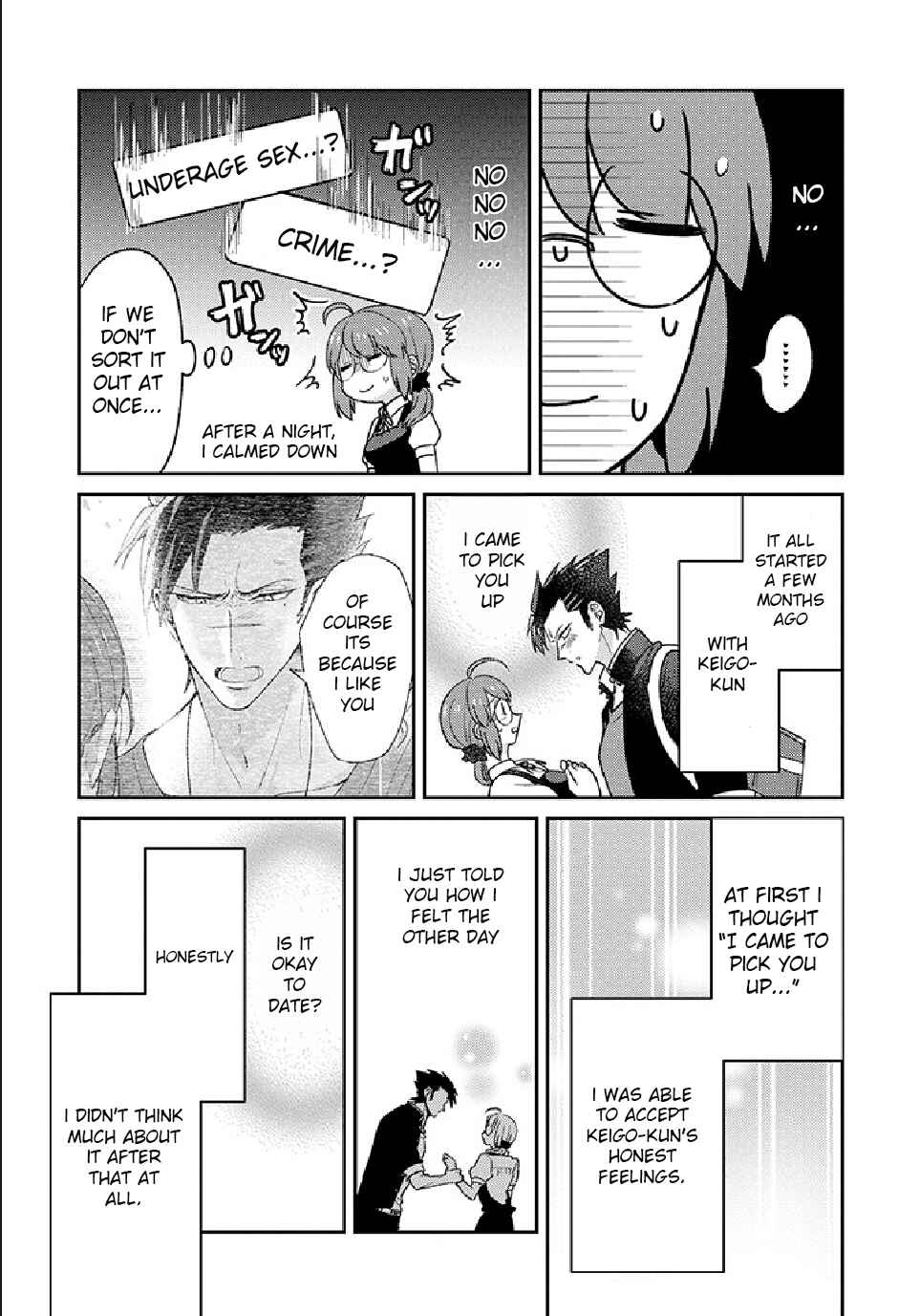 Page 3 Chapter 11 Kowamote Koukousei to Jimiko-san