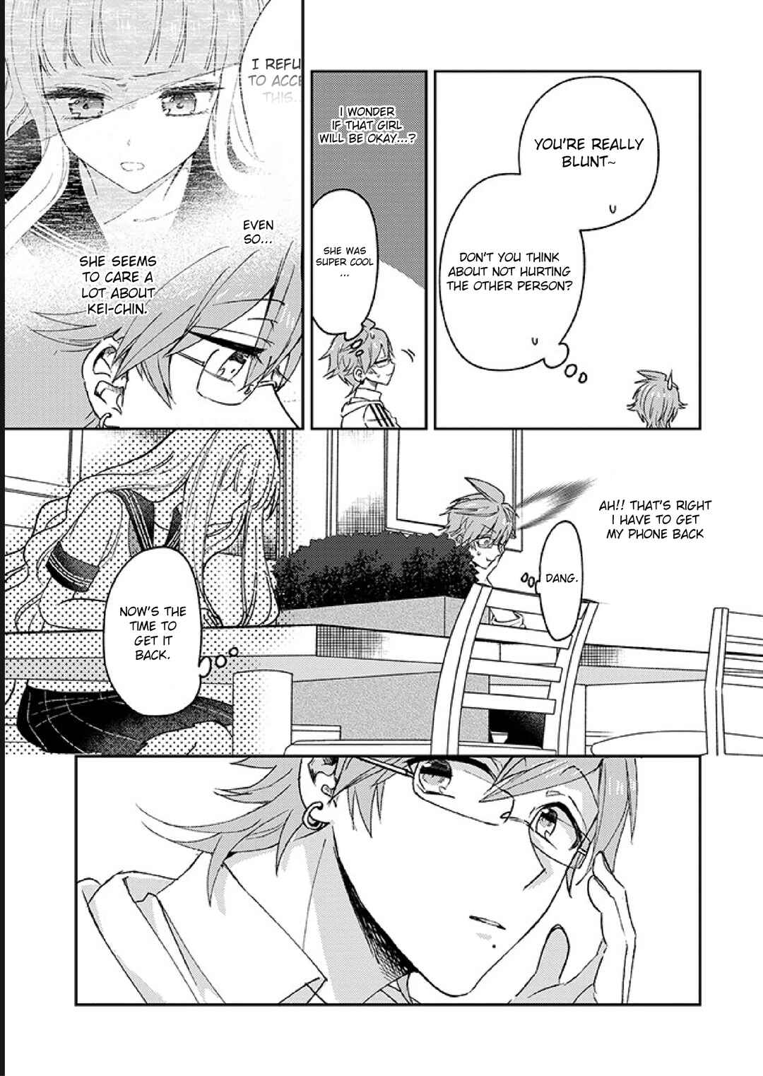 Page 13 Chapter 12 Kowamote Koukousei to Jimiko-san