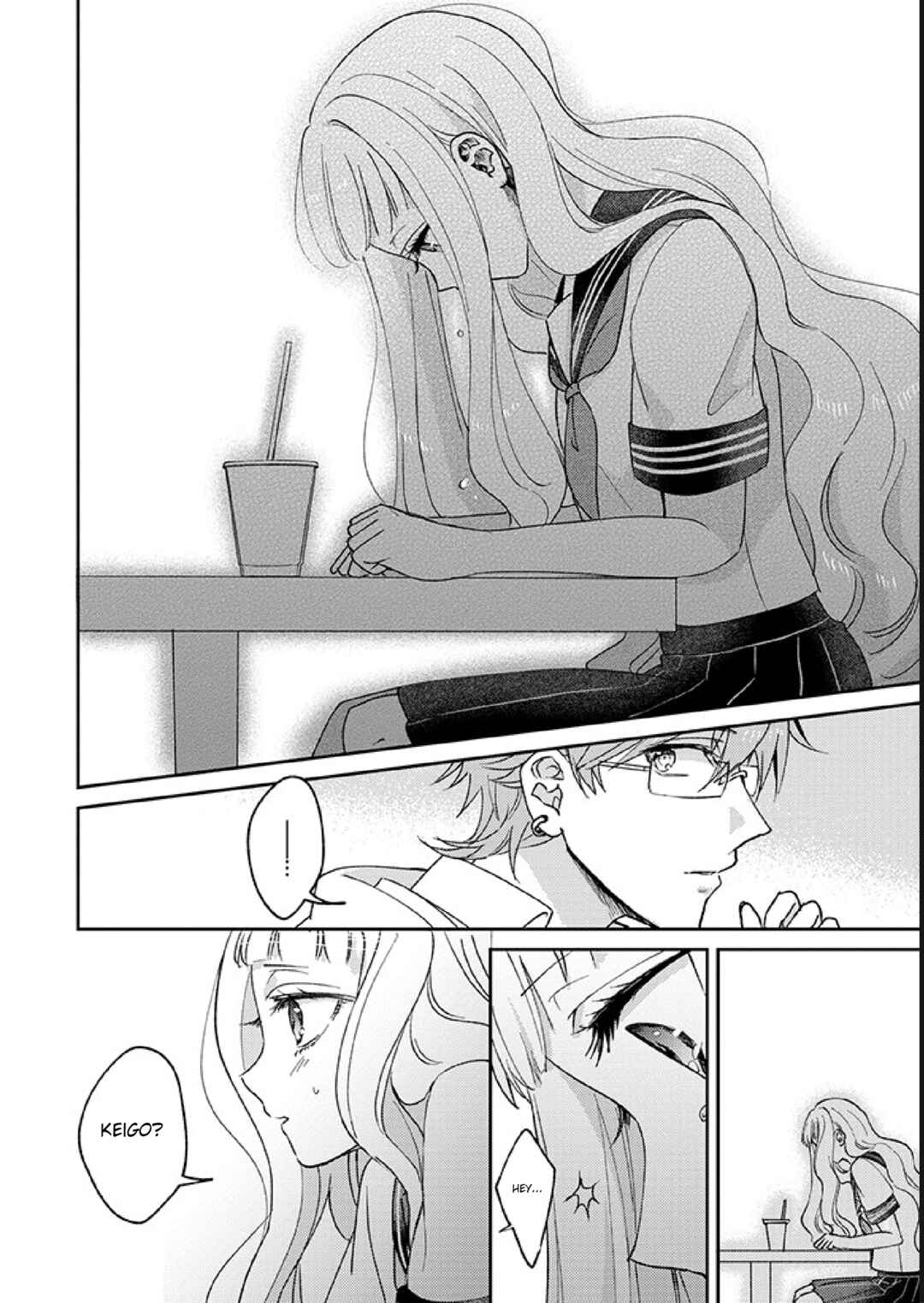 Page 14 Chapter 12 Kowamote Koukousei to Jimiko-san