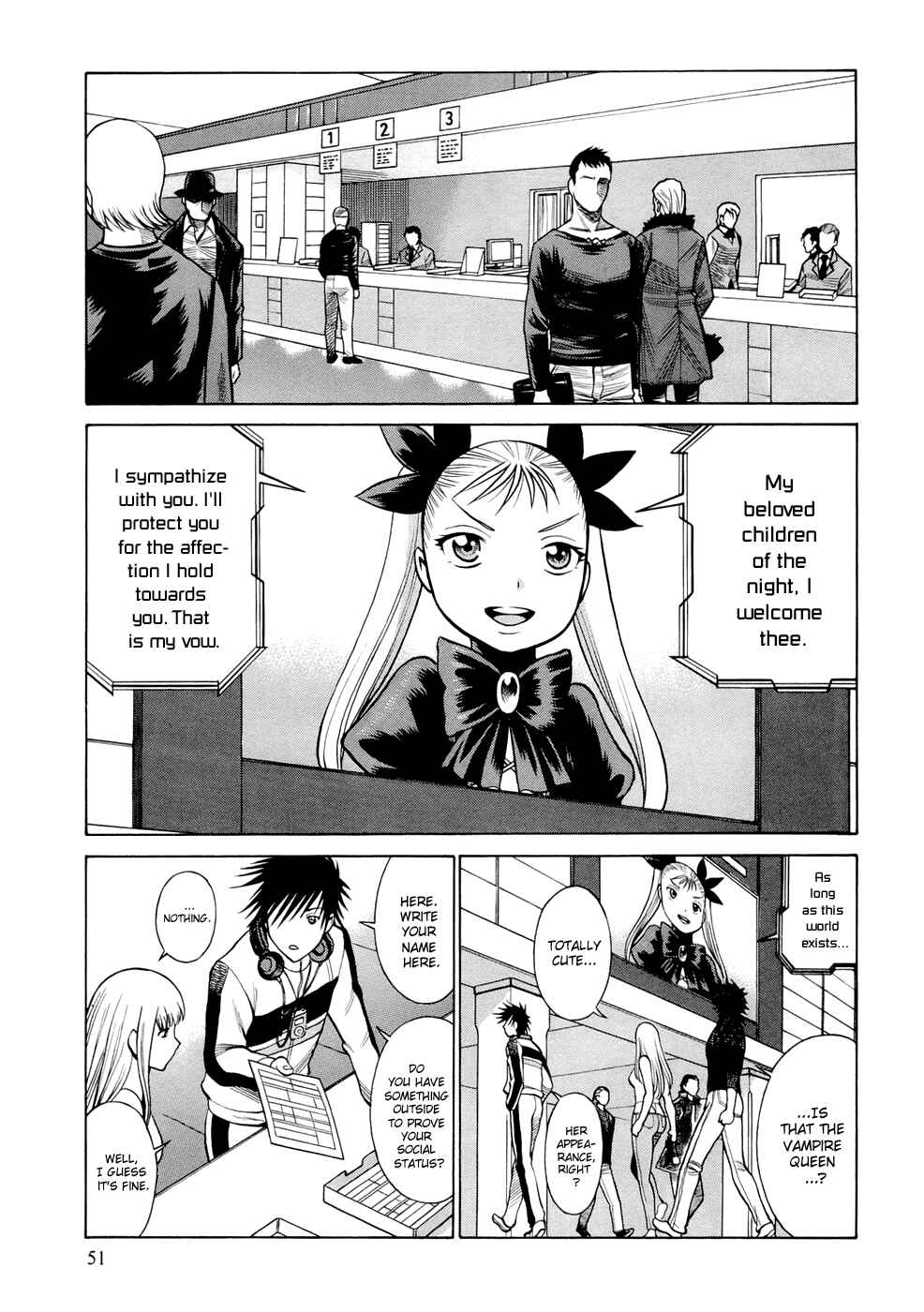Page 14 Chapter 3 Dive in the Vampire Bund