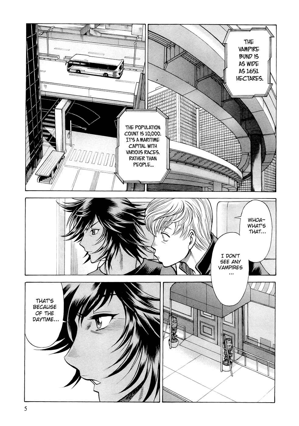 Page 6 Chapter 1 Dive in the Vampire Bund