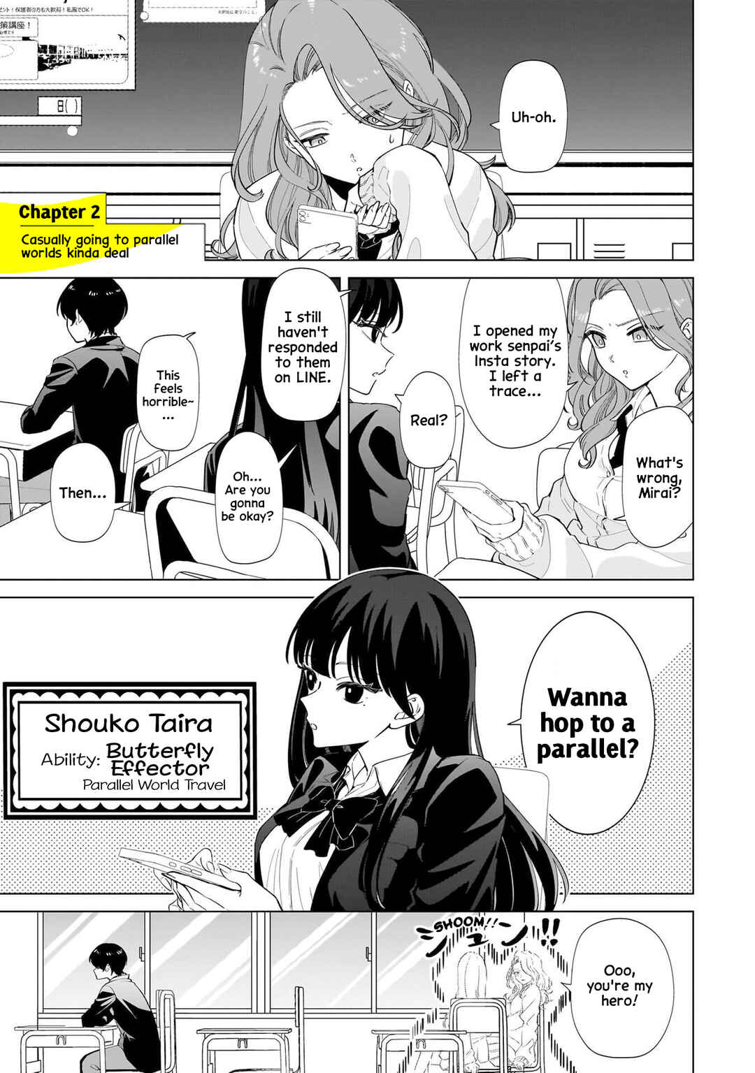 Page 2 Chapter 2 Shiretto Sugee Koto Itteru Gal. - Shiritsu Paranomaru Koukou no Nichijou