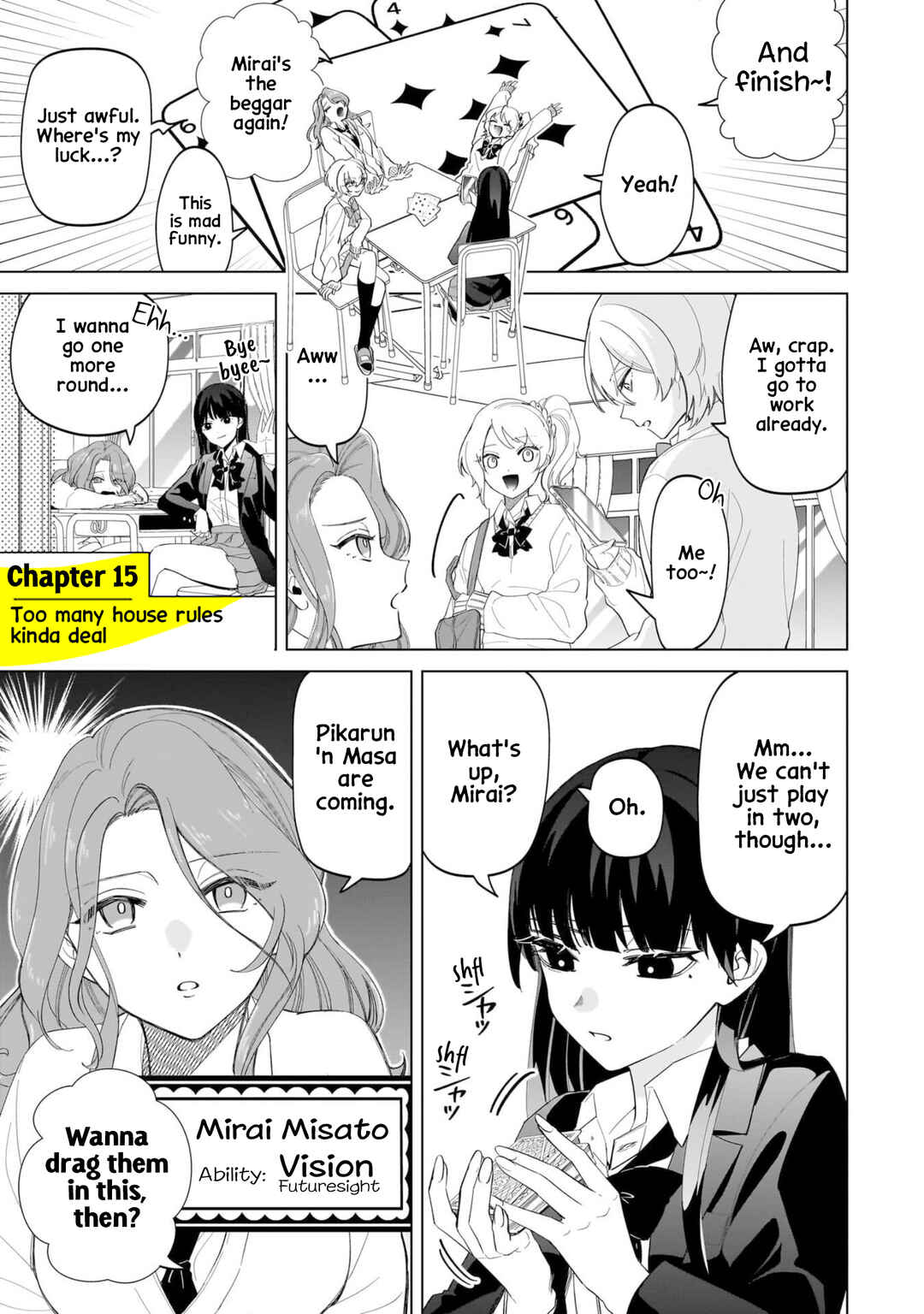 Page 1 Chapter 15 Shiretto Sugee Koto Itteru Gal. - Shiritsu Paranomaru Koukou no Nichijou