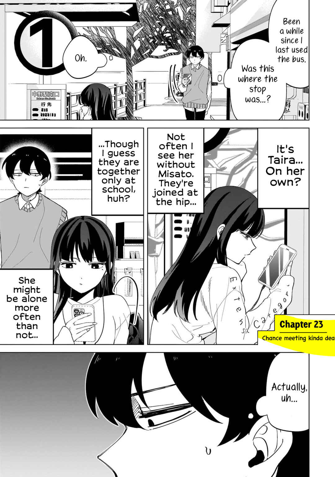 Page 1 Chapter 23 Shiretto Sugee Koto Itteru Gal. - Shiritsu Paranomaru Koukou no Nichijou