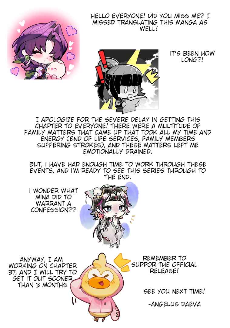Page 27 Chapter 36 Haikei Kouri no Kishi to Hazere-Hime Datta Watashitachi e