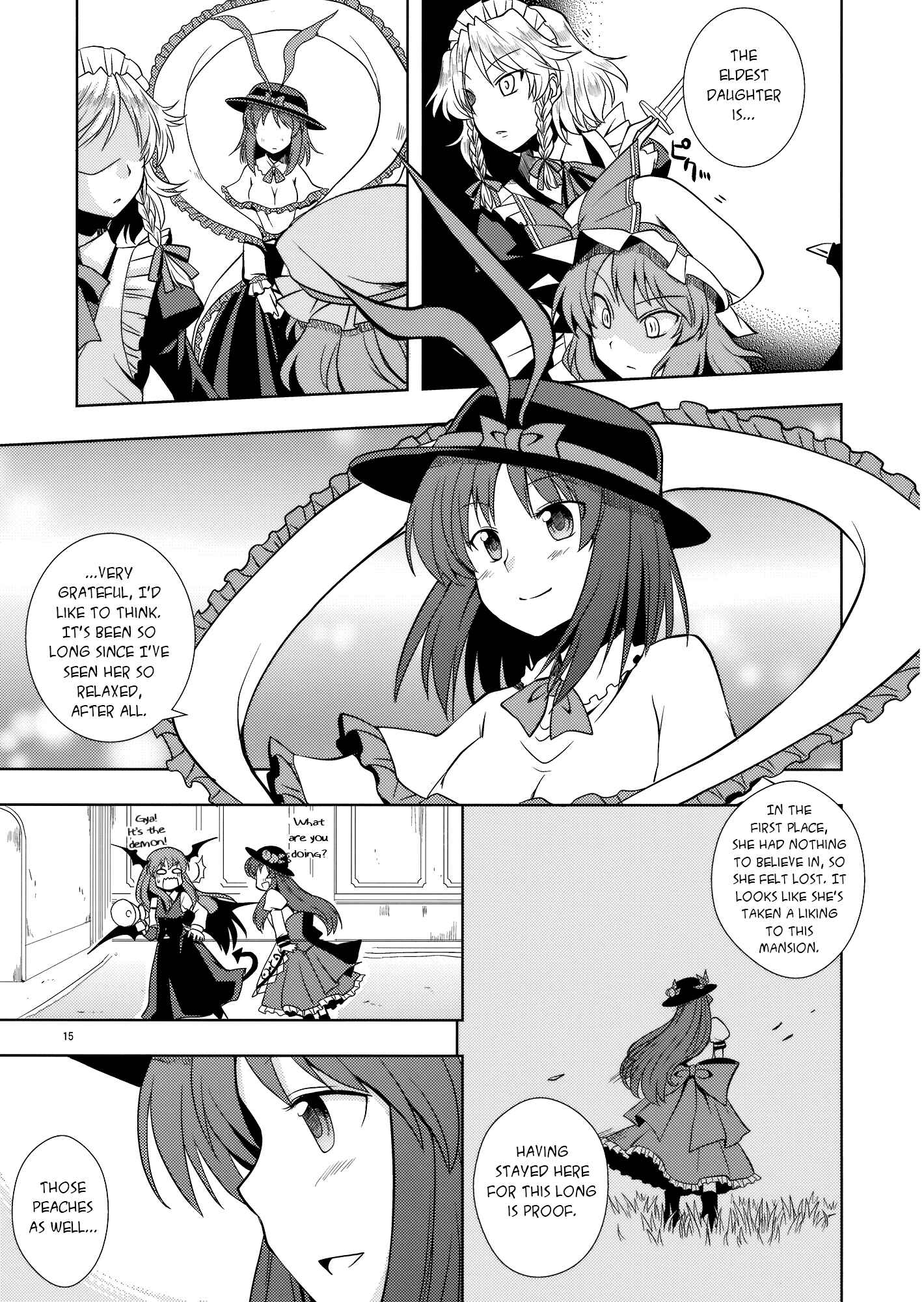 Page 14 Chapter Unknown_423a Touhou - Peaches as Souvenir (Doujinshi)