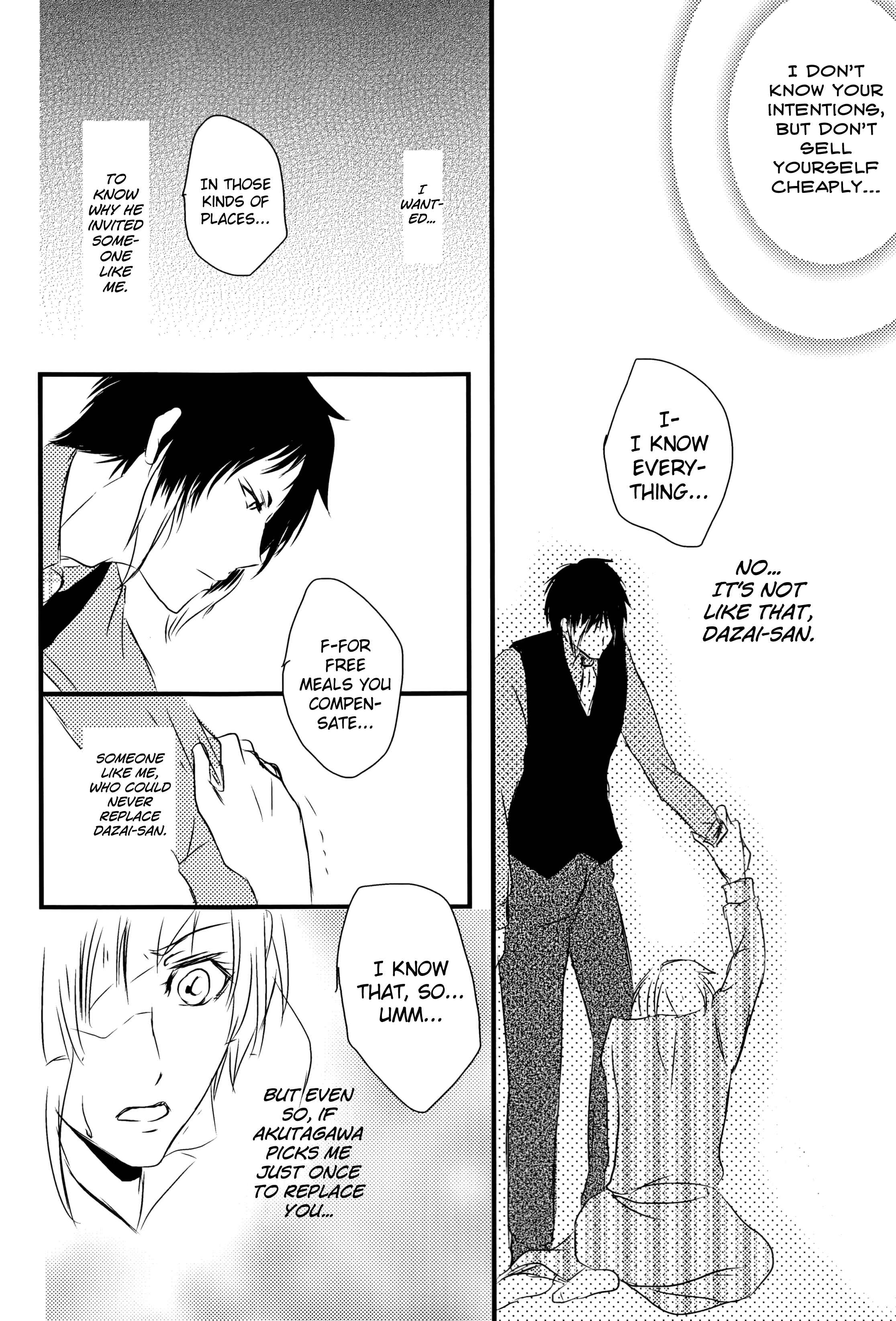 Page 22 Chapter 1 Bungou Stray Dogs - Tsuioku no Souretsu (Doujinshi)