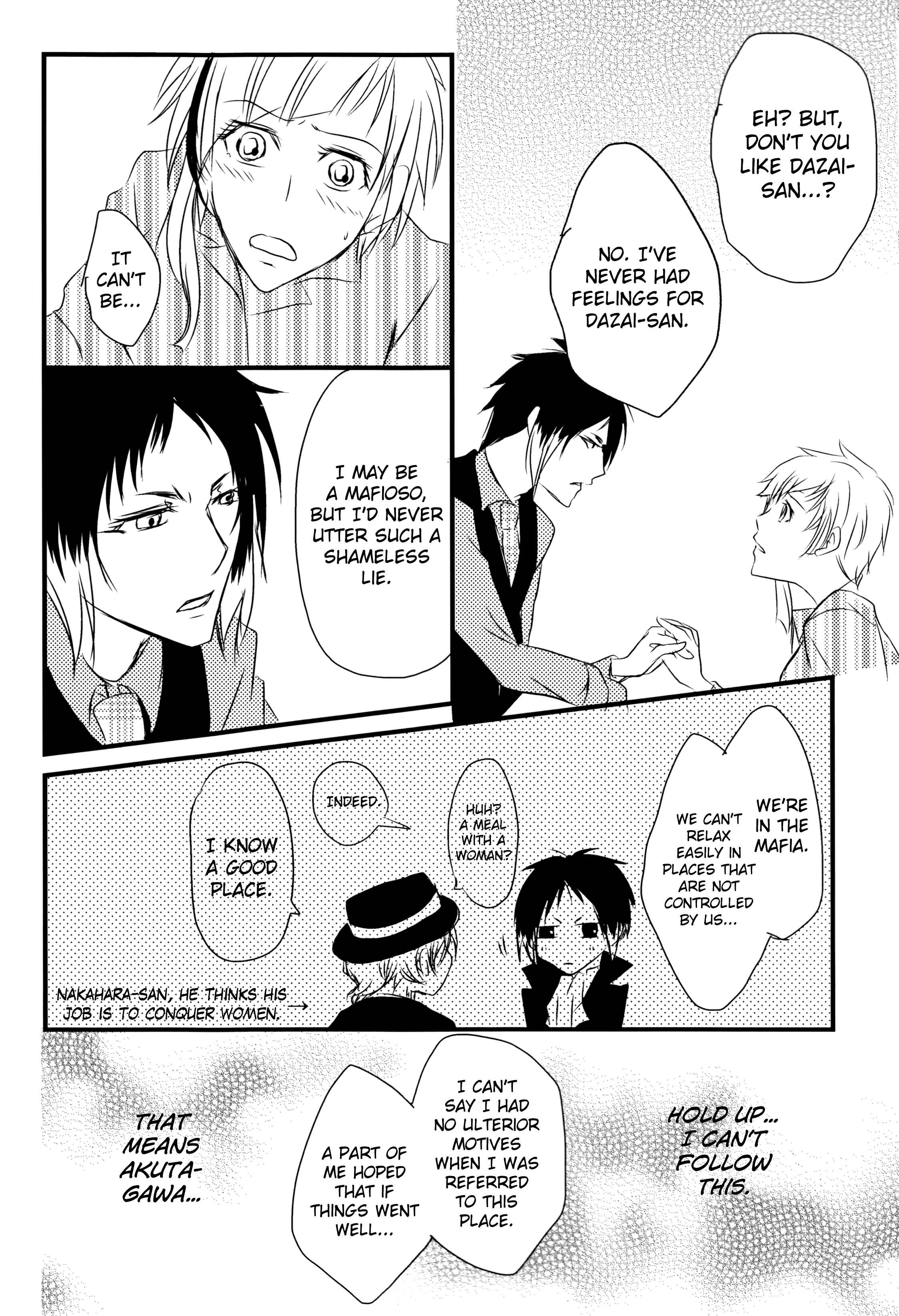 Page 24 Chapter 1 Bungou Stray Dogs - Tsuioku no Souretsu (Doujinshi)