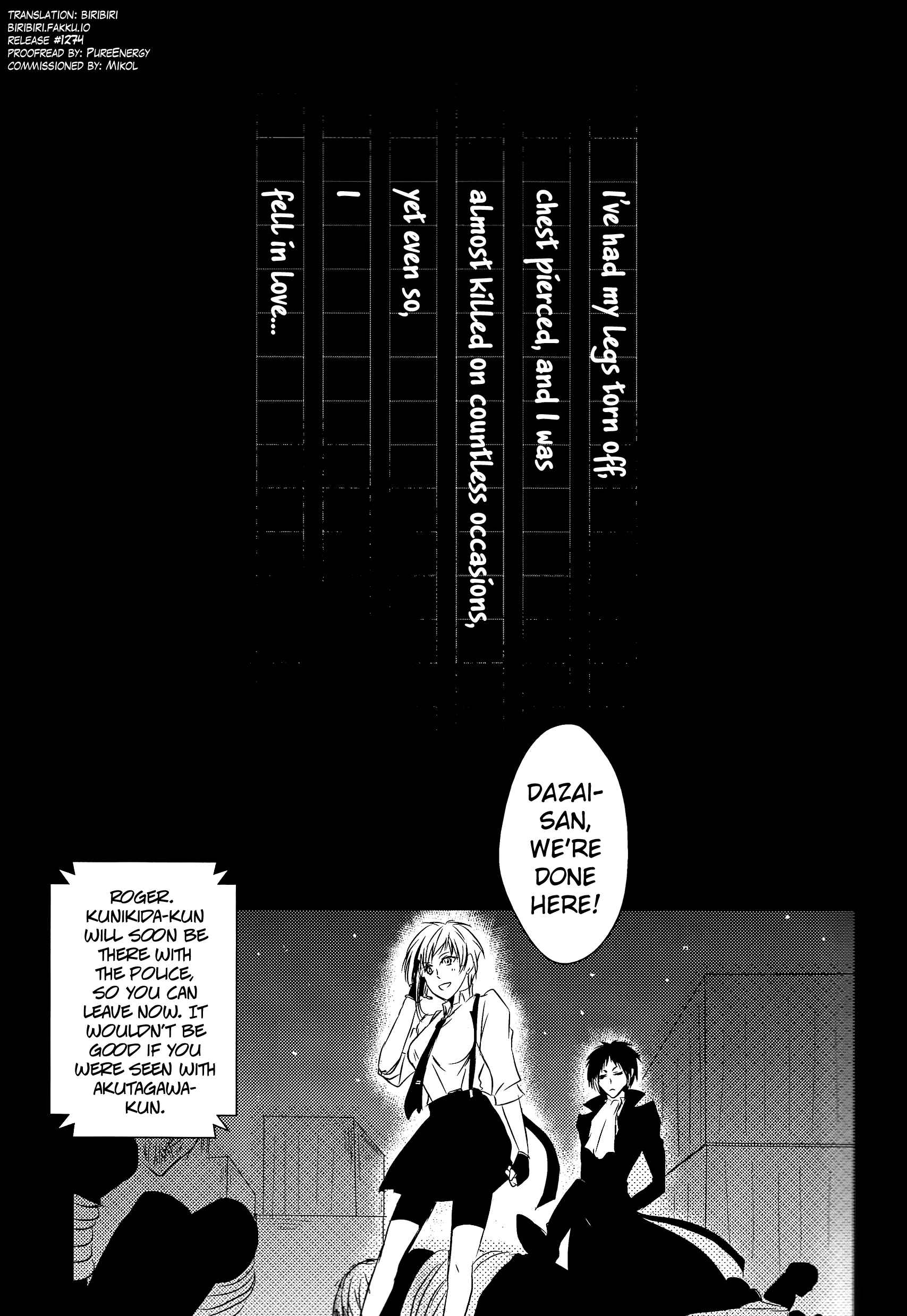 Page 3 Chapter 1 Bungou Stray Dogs - Tsuioku no Souretsu (Doujinshi)