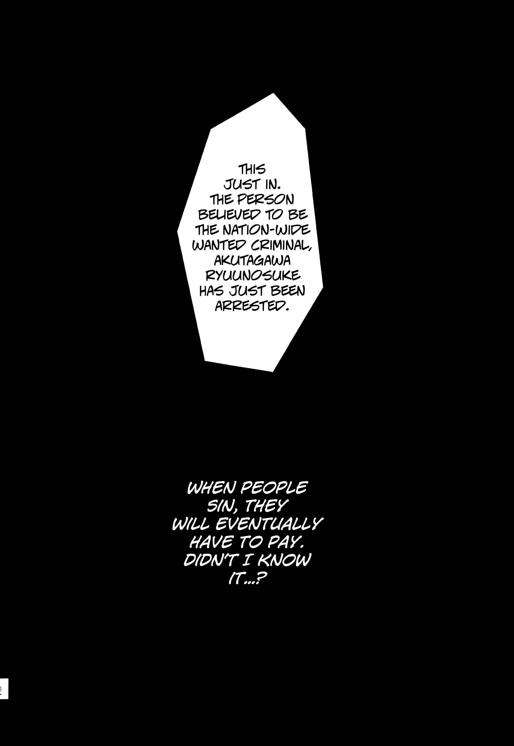 Page 52 Chapter 1 Bungou Stray Dogs - Tsuioku no Souretsu (Doujinshi)