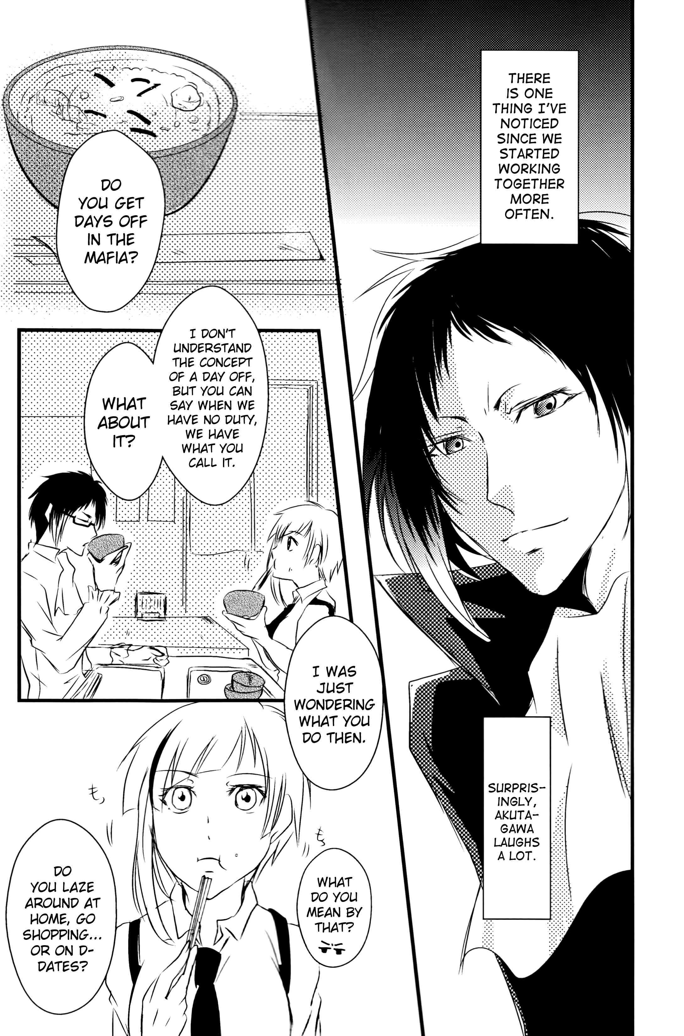 Page 6 Chapter 1 Bungou Stray Dogs - Tsuioku no Souretsu (Doujinshi)
