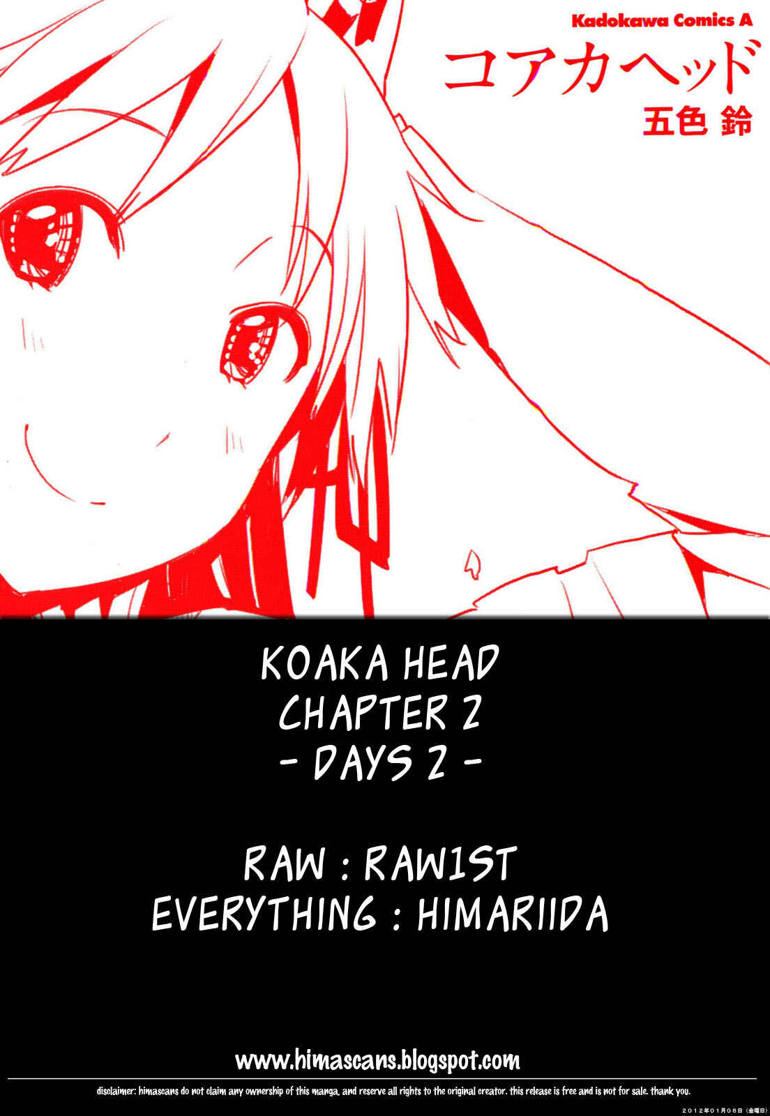 Page 1 Chapter 2 Koaka Head