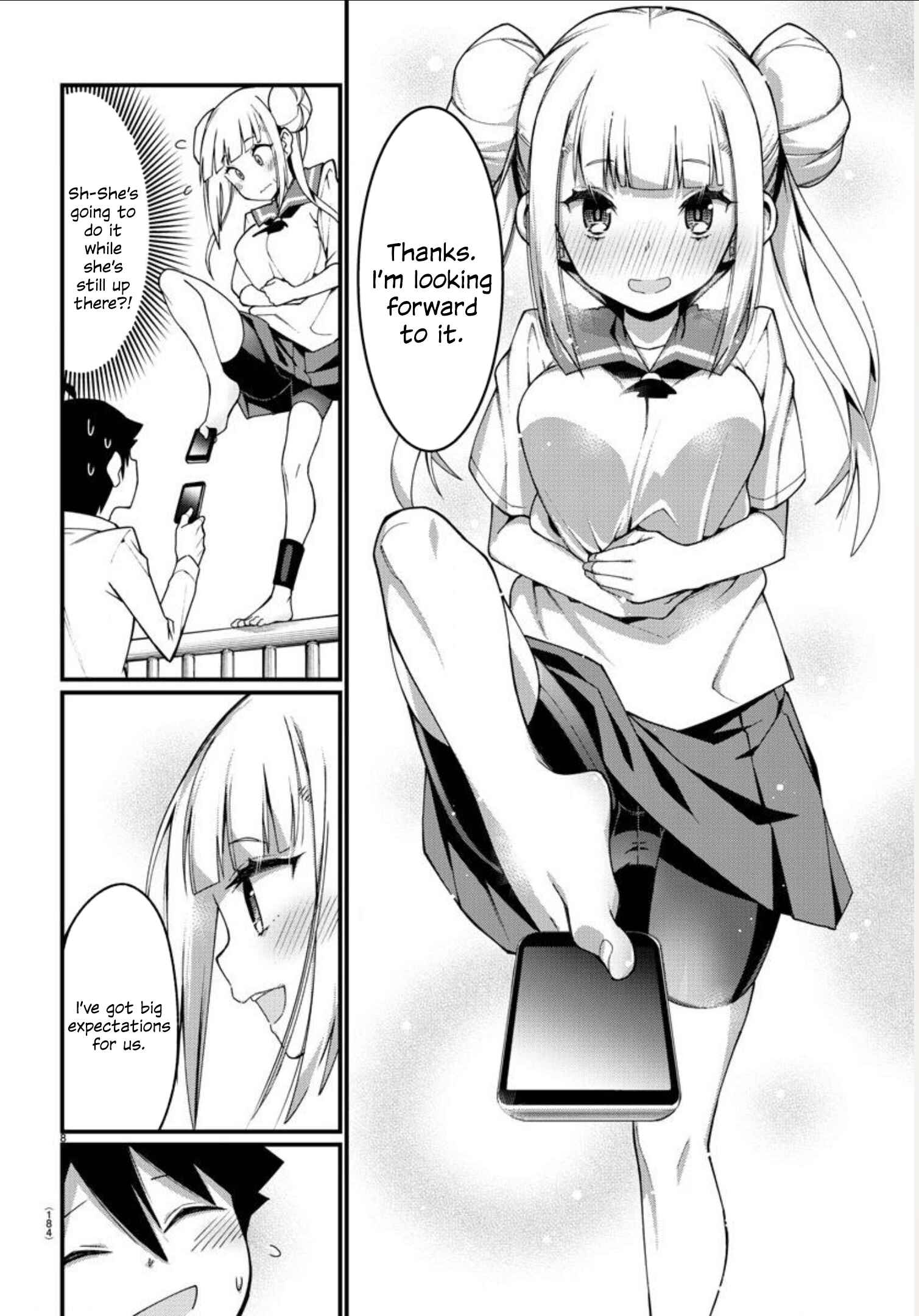 Page 8 Chapter 3 Ashi Gei Shoujo Komura-san