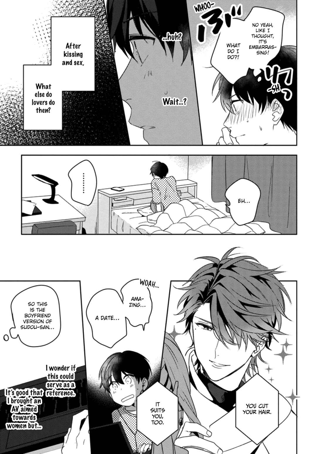 Page 7 Chapter 4 Hajimete Dakedo Camera no Maede