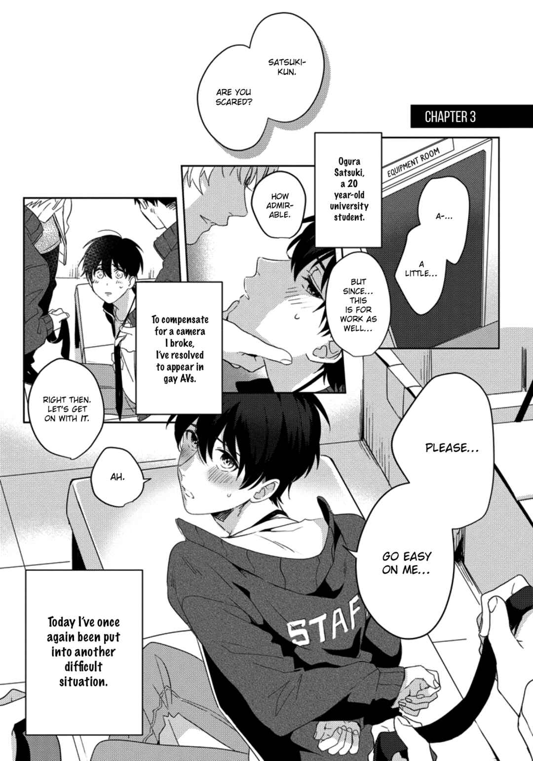 Page 1 Chapter 3 Hajimete Dakedo Camera no Maede