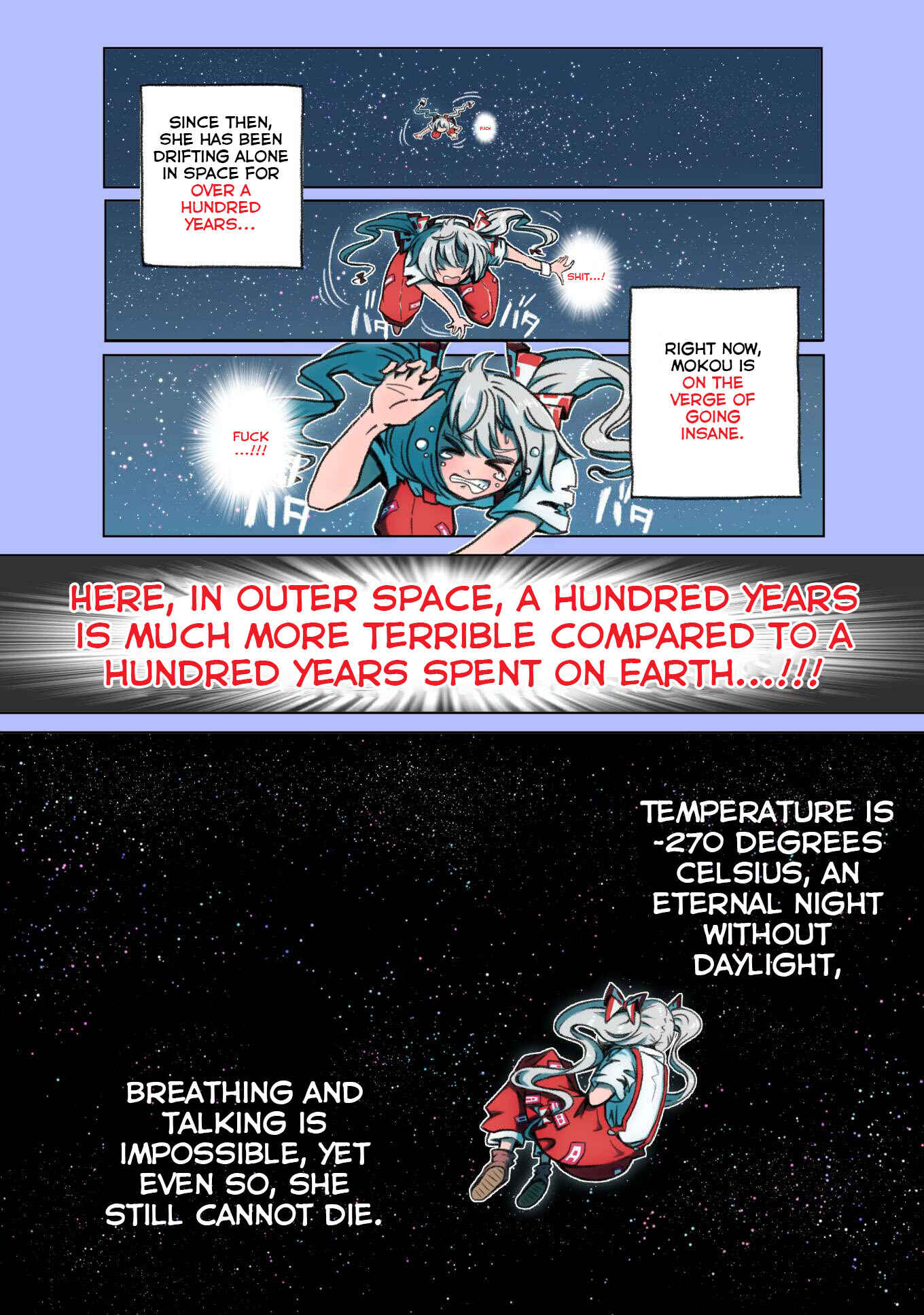 Page 8 Chapter 3 Touhou - The Immortal Who Saw the Death of The Universe (Doujinshi)
