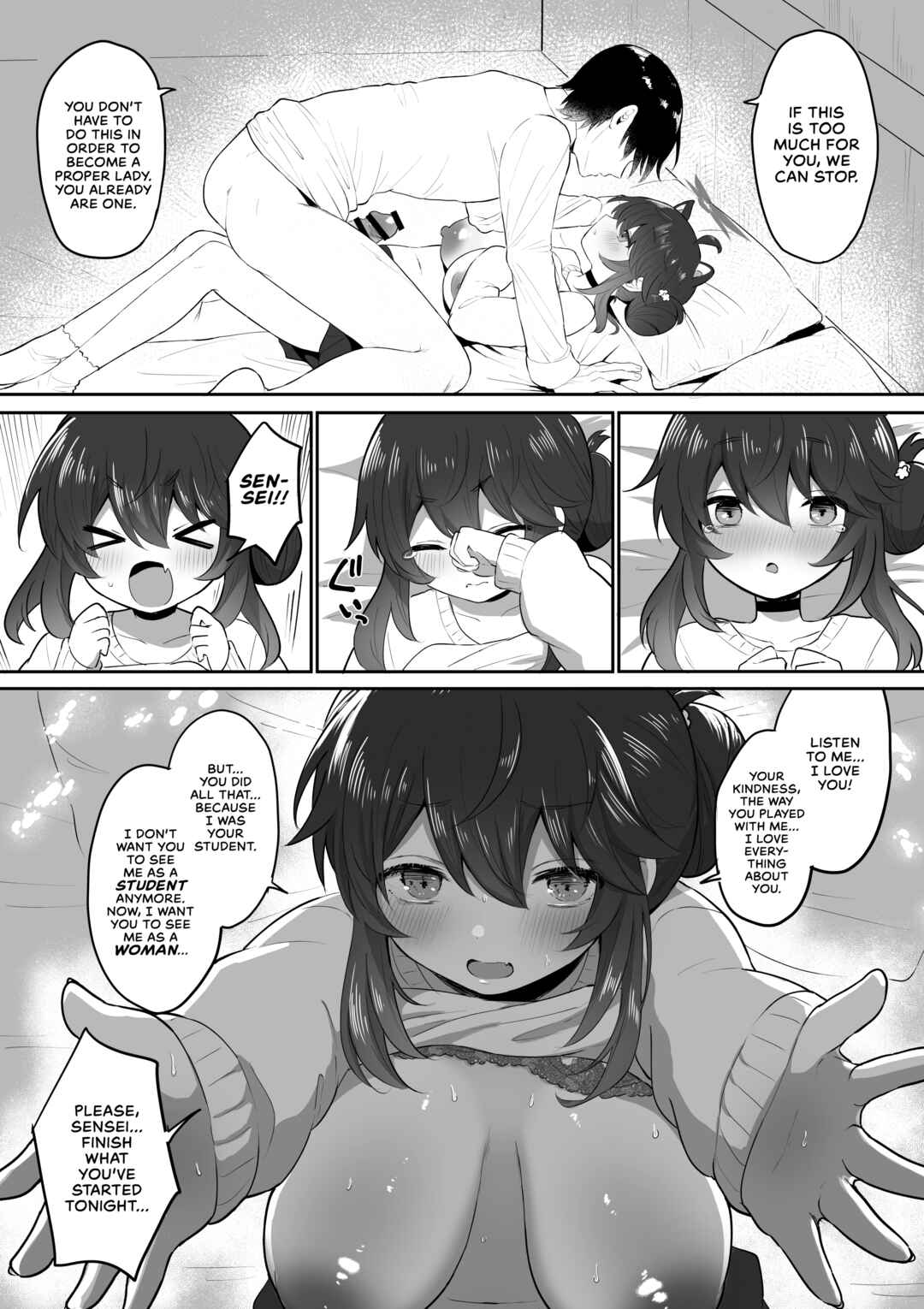 Page 25 Chapter Unknown_422c Blue Archive - Lovingly Treating A 20-Year-Old Kaede (Whos Exactly As Tiny As She Was At 15) Like A Cum Dump